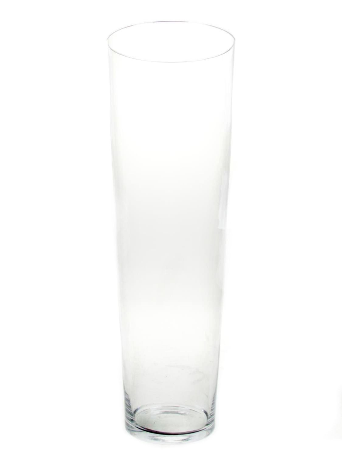 INNA-Glas Dekovase Große Glasvase AMNA AIR aus Glas, klar, 70cm, Ø19cm
