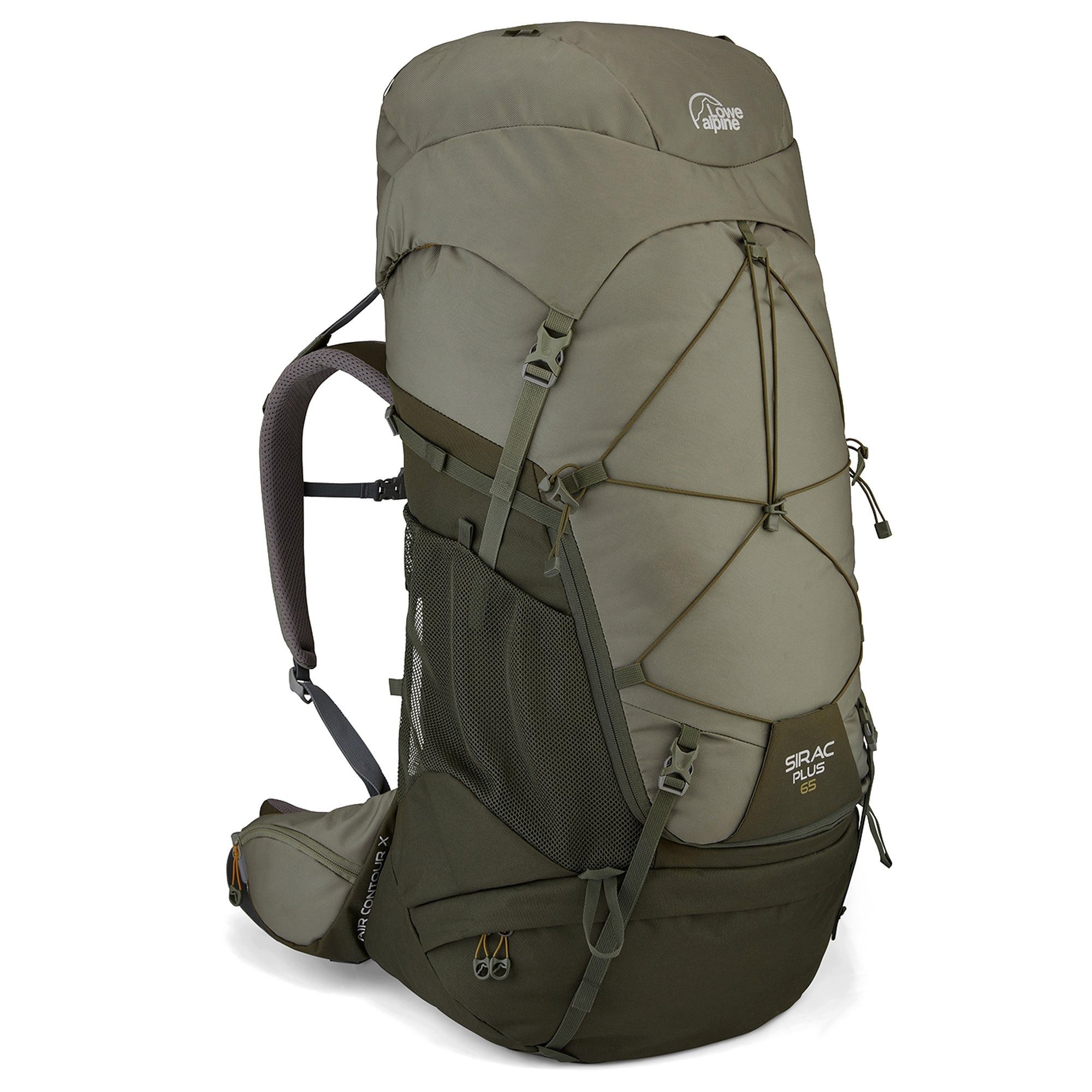Lowe Alpine Trekkingrucksack Sirac Plus 65 - Trekkingrucksack 85 cm (light khaki/army, M/L)
