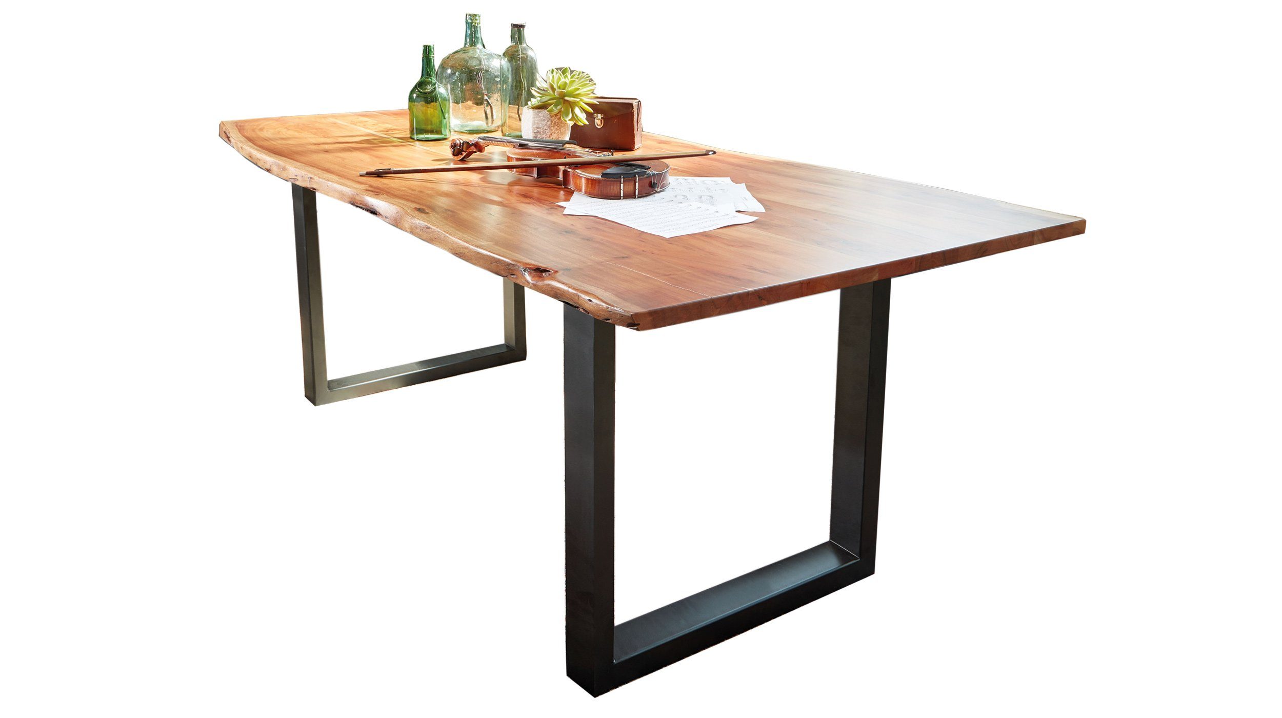Massivart® Baumkantentisch AGRA / Massivholz Akazienholz günstig online kaufen
