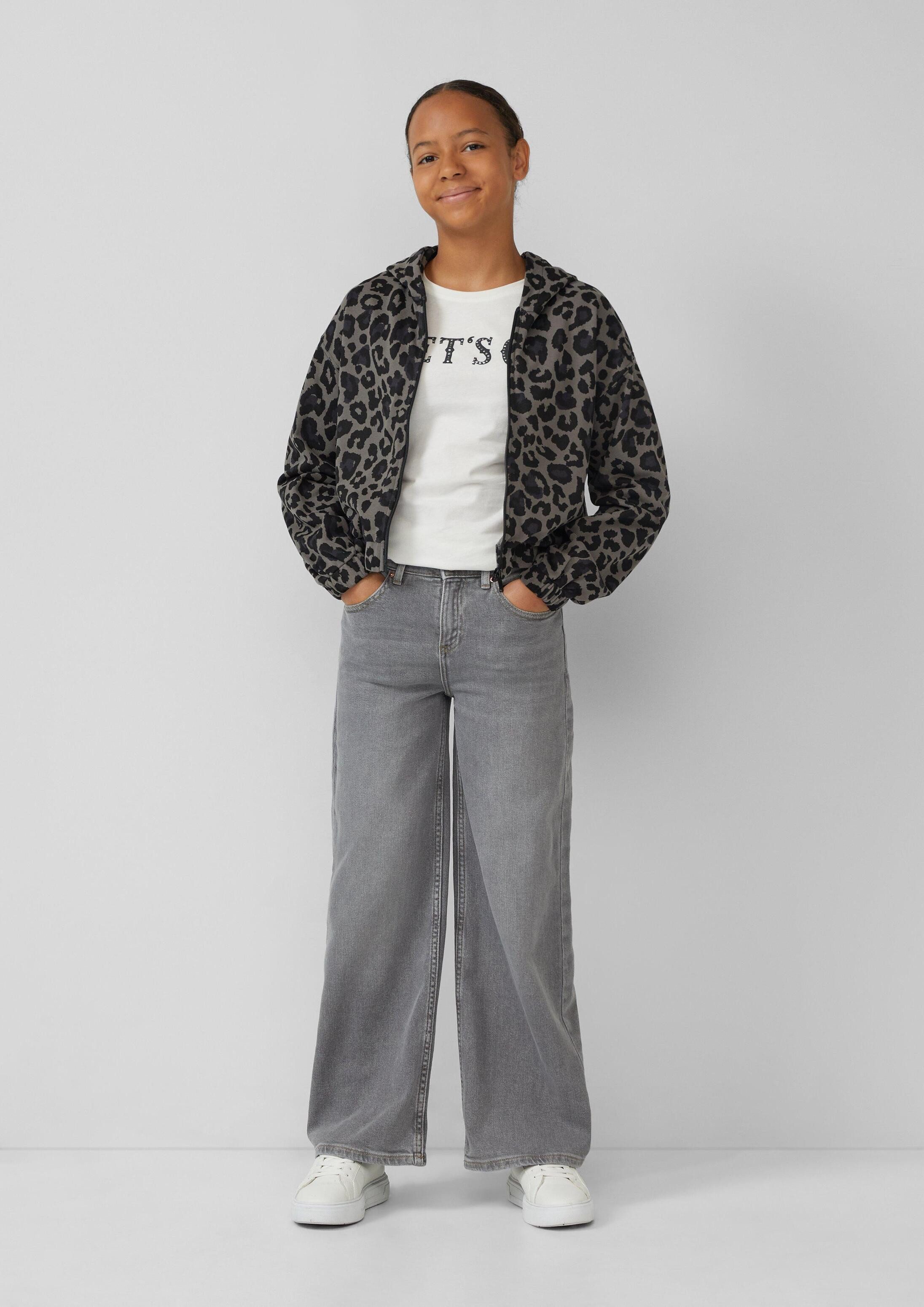 s.Oliver Weite Jeans Jeans-Hose WIDE LEG Jeans Wide Leg / Regular Fit / Mid Rise / Wide Leg