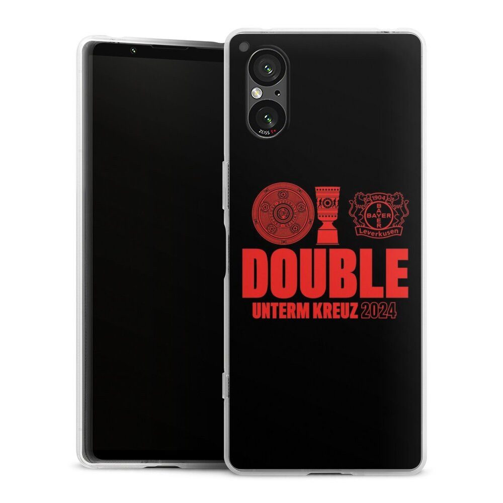 Leder-Hülle Für Sony Xperia 5 – Klappcase In Rot Mit Kartenfach & Standfunktion