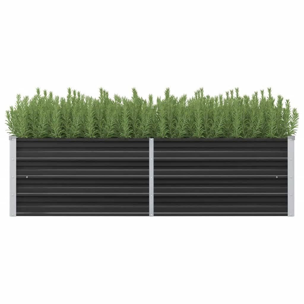 DOTMALL Hochbeet Blumenkasten, Verzinkter Stahl Balkon günstig online kaufen