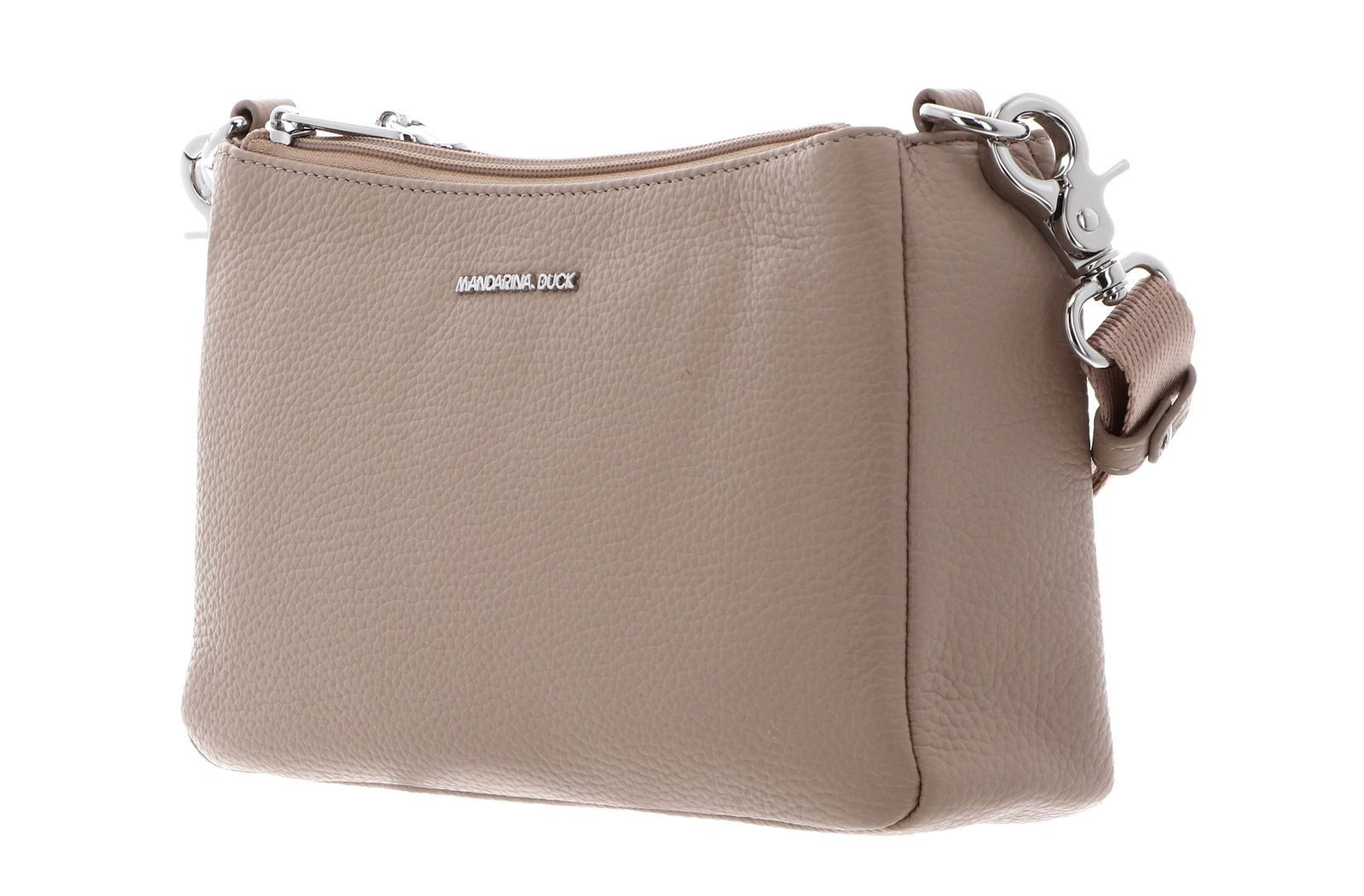 Mandarina Duck Umhängetasche Leather Pochette, aus echtem Rindsleder