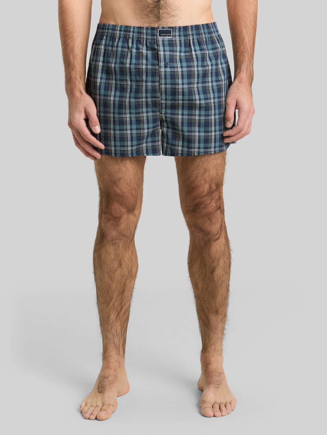 TOM TAILOR Boxershorts Unterwäsche (im 2er Pack) Boxershorts mit Karomuster im 2er-Pack