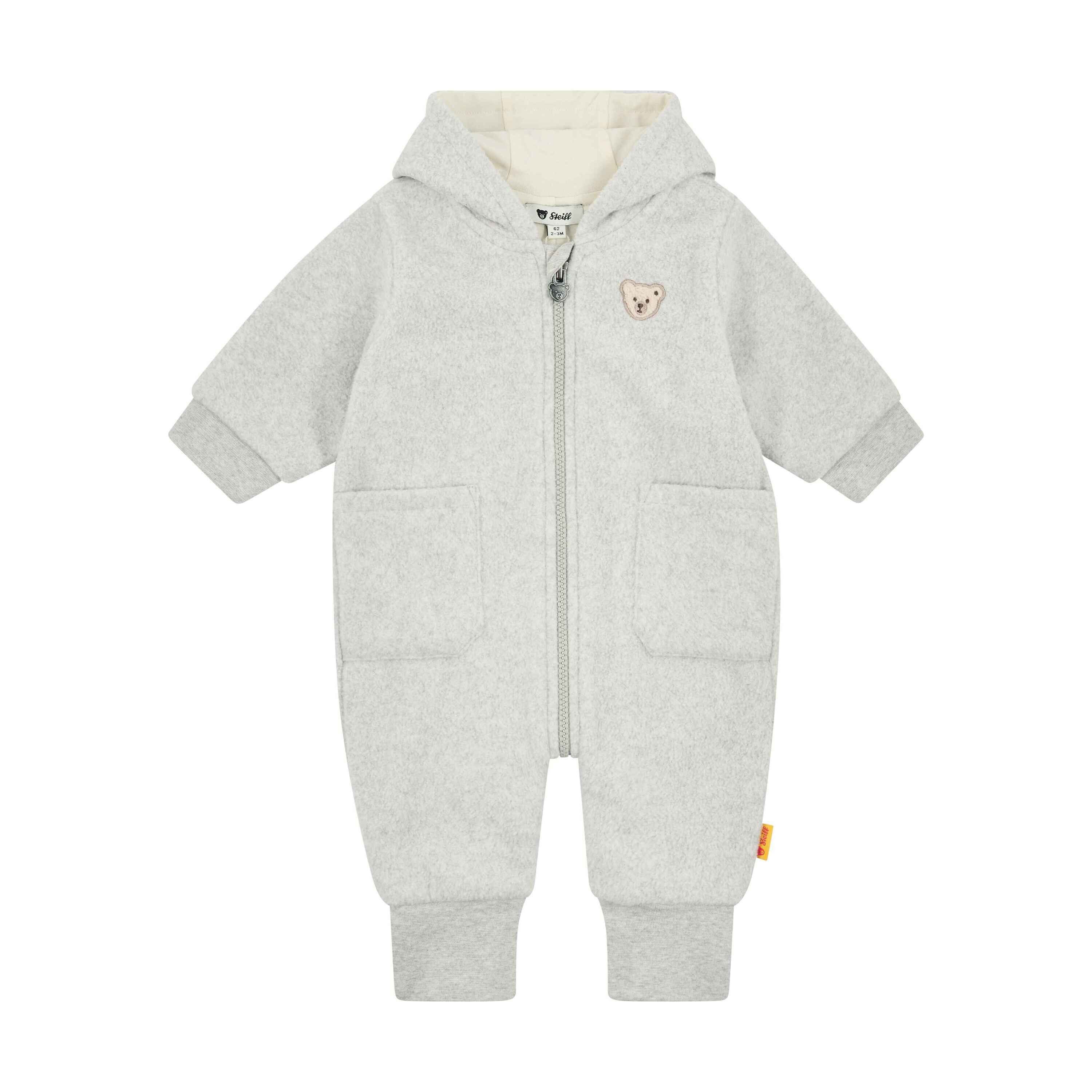 Steiff Strampler Strampler langarm Baby Wellness, gefüttert