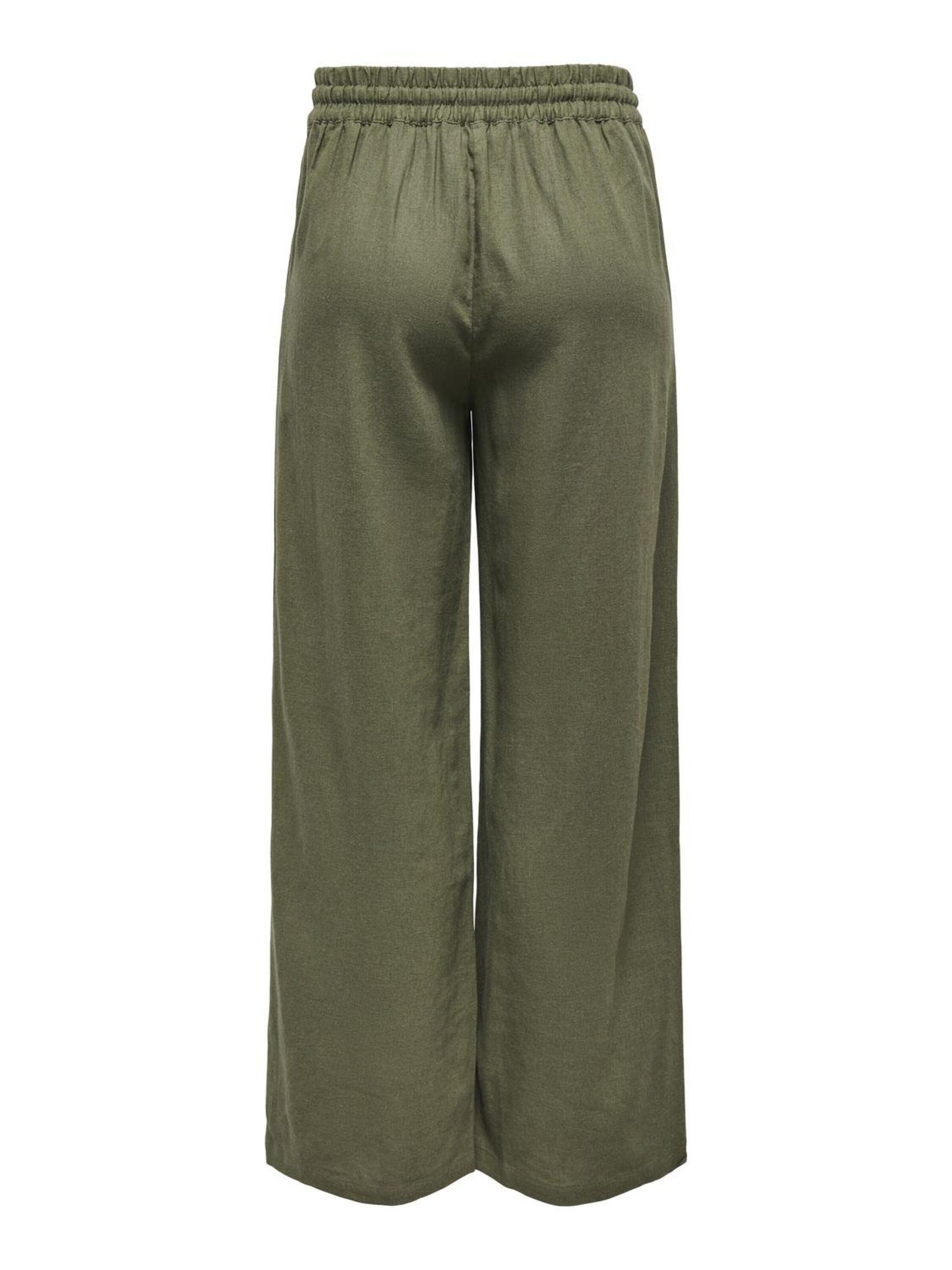 JDY Leinenhose Say (8-tlg) Drapiert/gerafft