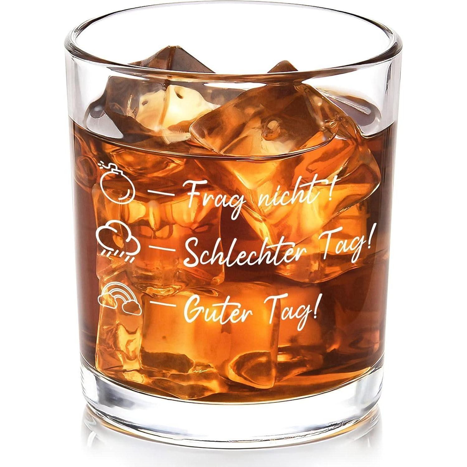 LuxusKollektion Whiskyglas Whiskyglas mit Gravur Lustige Whisky Geschenke Männer 10oz, Glas