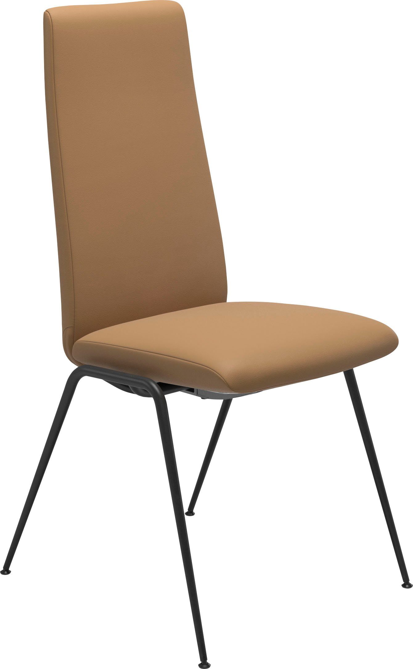 Stressless® Polsterstuhl High Beinen Stahl Back, aus matt mit Schwarz in Größe Laurel, M