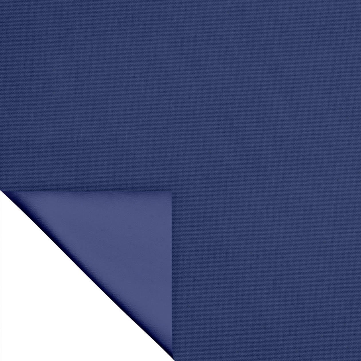 Seitenzugrollo Uni ORIGINAL, und Klemmfix verdunkelnd, Farbbeschichtung Türen, Fenster und - Rollo, mit verspannt, Bohren, für Klemmfix, Klemmträger LICHTBLICK ohne blau