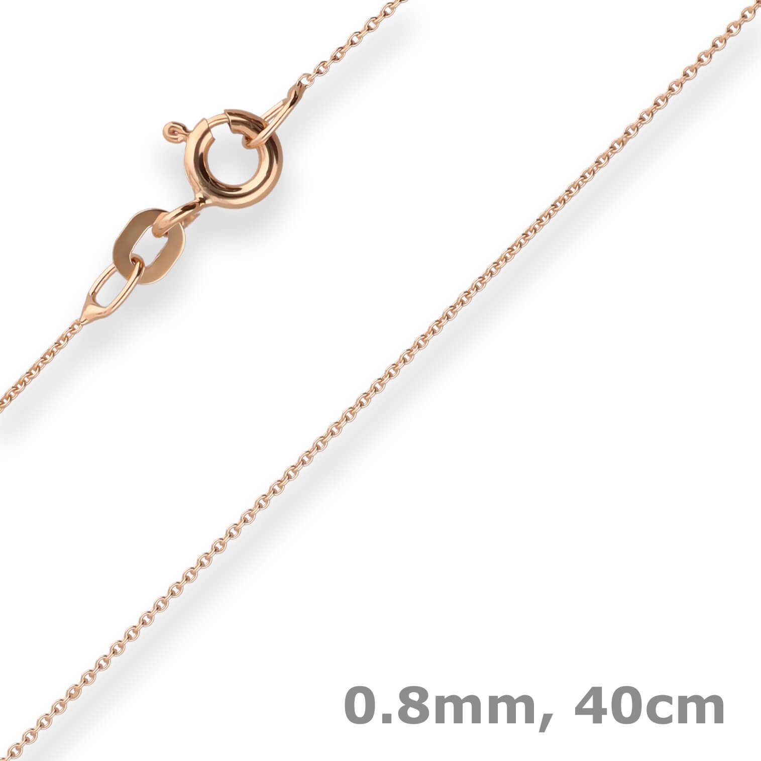 Schmuck Krone Goldkette 0,8mm Rund-Ankerkette aus günstig online kaufen