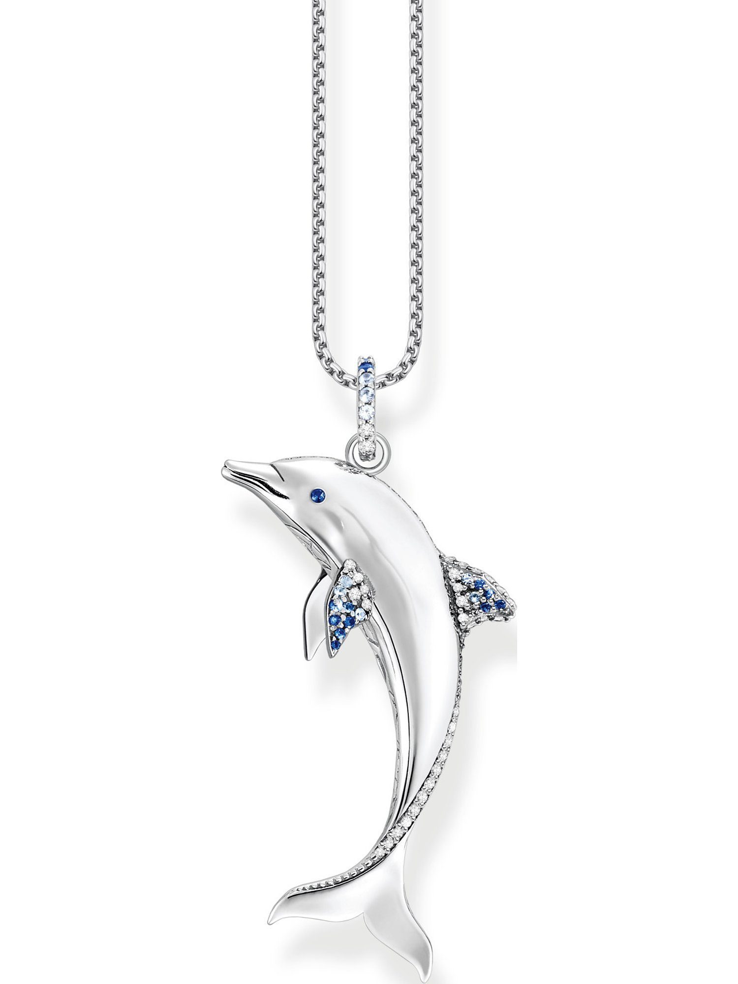 Kettenanhänger Thomas Sabo Damen-Anhänger 925er Silber Spinell
