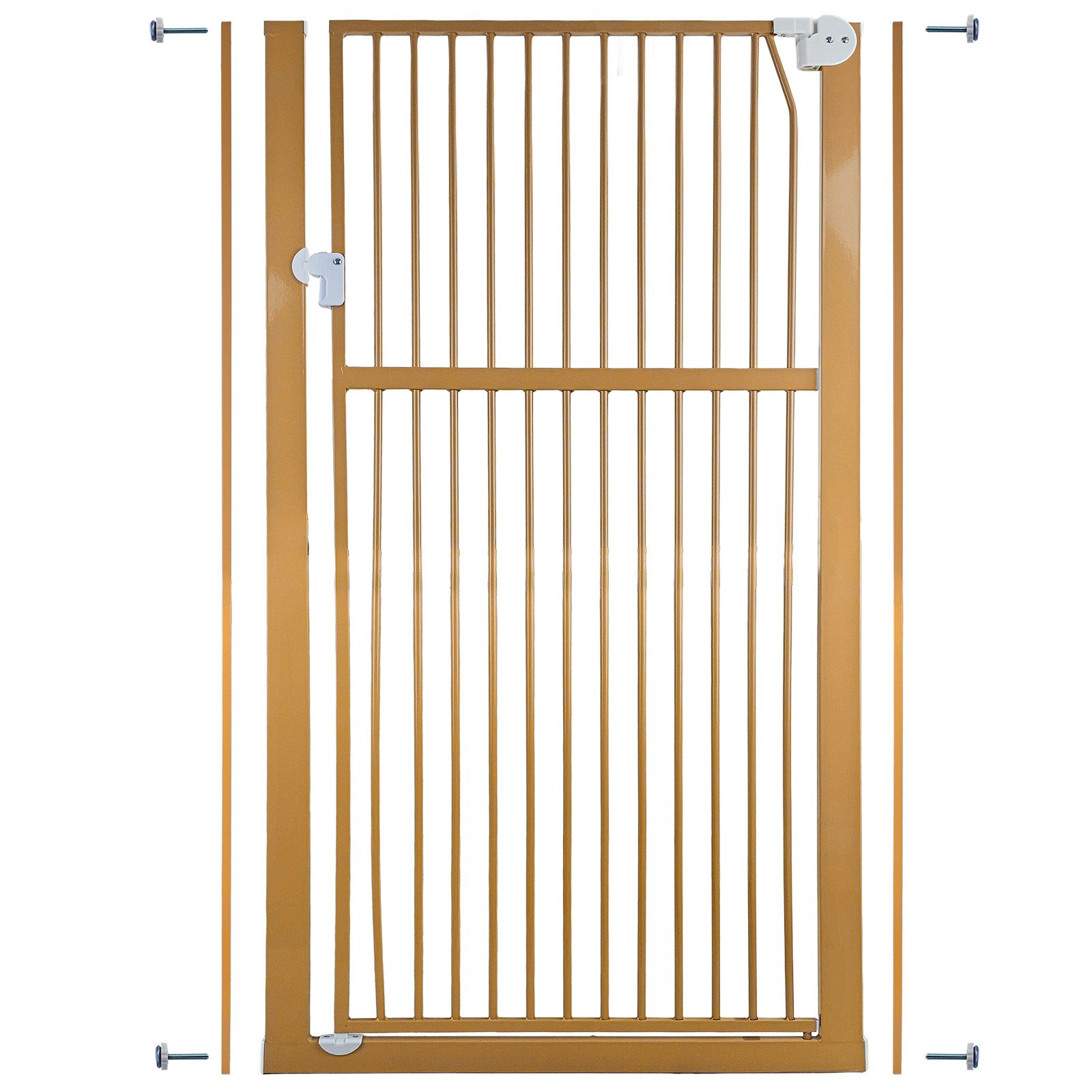 RAMROXX Treppenschutzgitter Absperrgitter beige für 75-85cm Durchgang 142cm günstig online kaufen