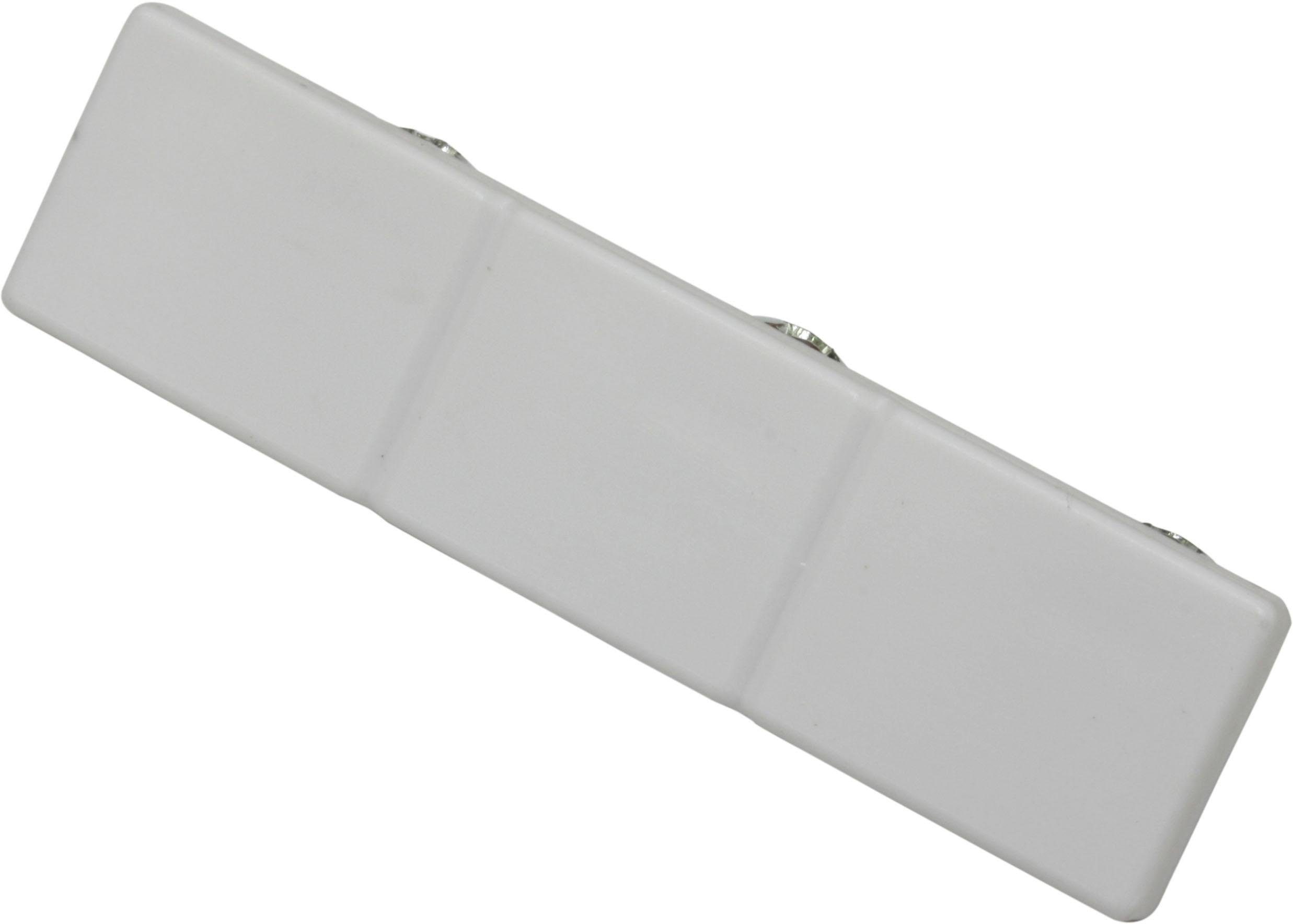 GARDINIA Gardinenstangen-Endstück 3-läufig, (2-St), Serie Flächenvorhang-Technik Atlanta 3-läufig