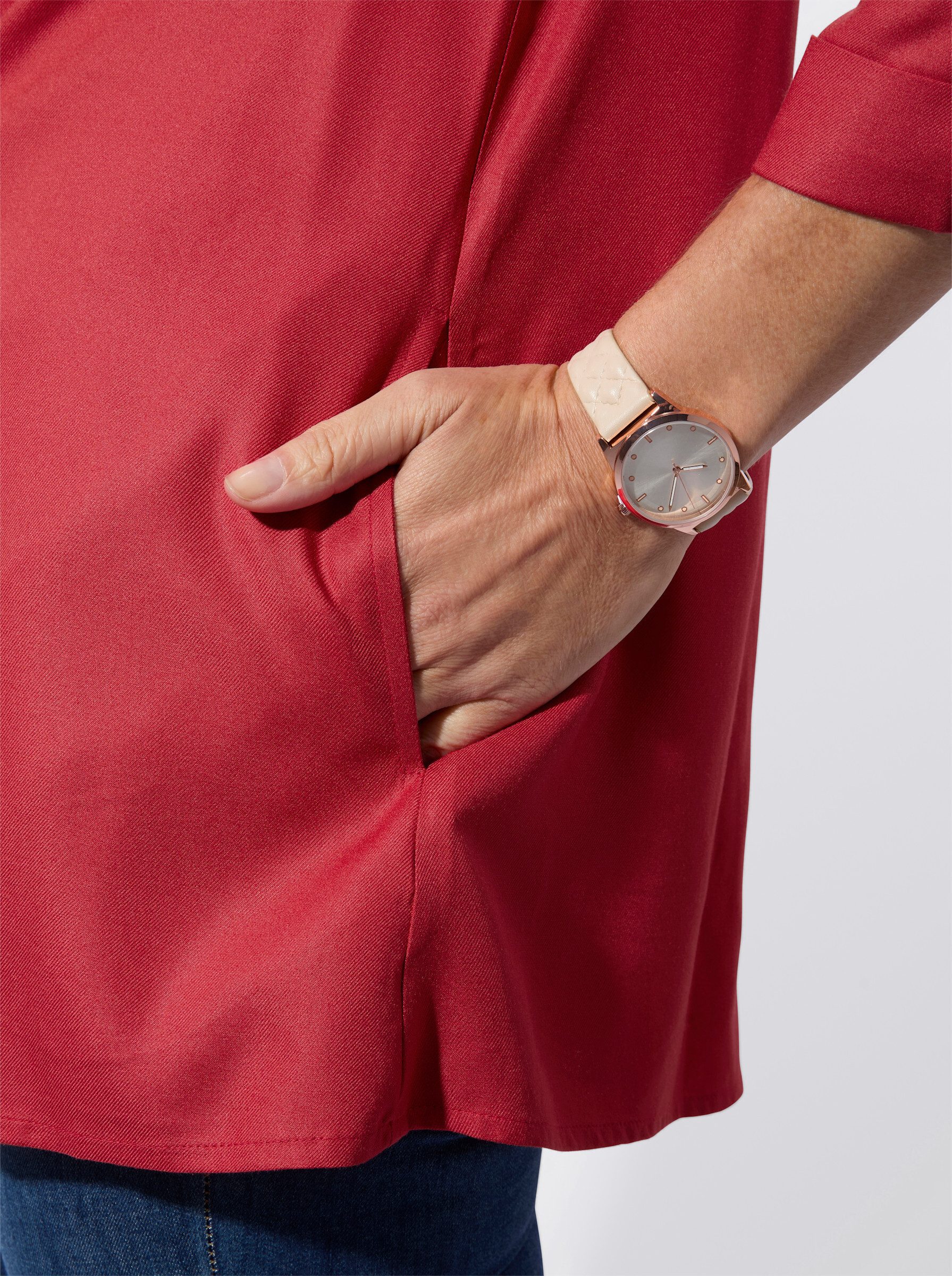 Witt Blusenblazer Blusenjacke 3/4-Arm