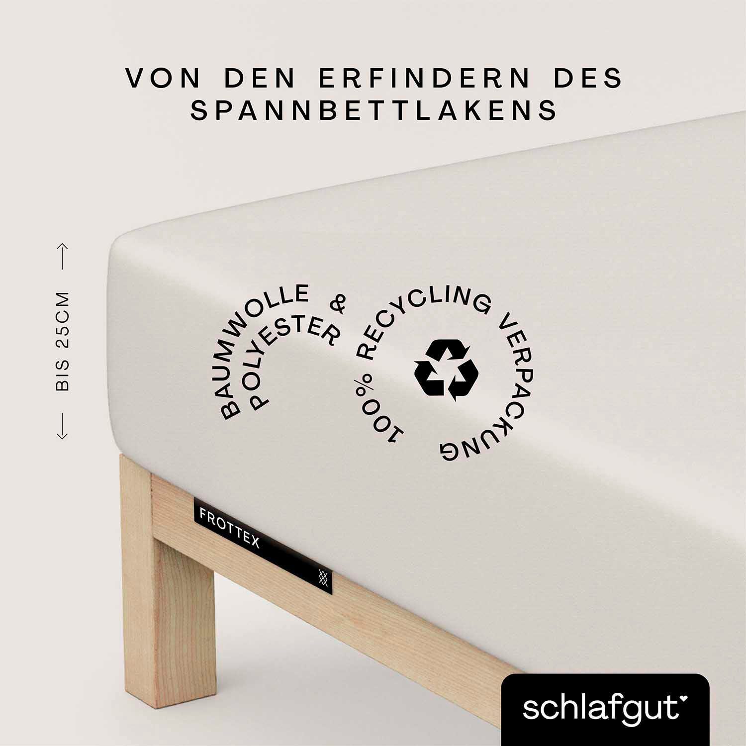 Schlafgut Bettlaken Frottex Spannbettlaken, Frottee, Gummizug: günstig online kaufen