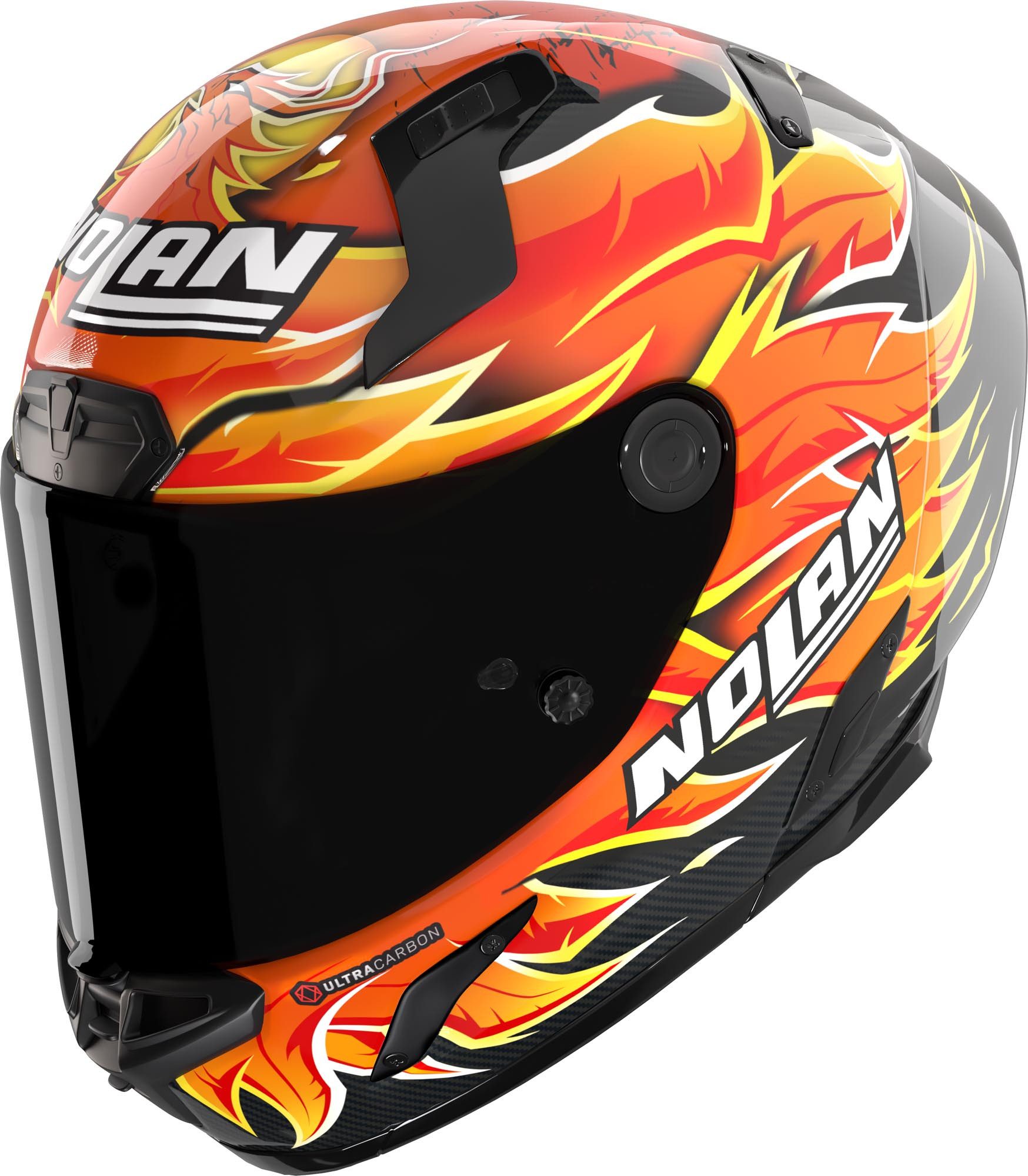 NOLAN Motorradhelm X-804 RS Ultra Carbon Replica Iannone Helm, Notfallsystem-Polsterung (EQRS),geeignet für Brillenträger,vorber