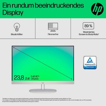 HP 24-cr0211ng All-in-One PC (23,8 Zoll, Intel N 100, UHD Graphics, 8 GB RAM, 512 GB SSD, Luftkühlung)