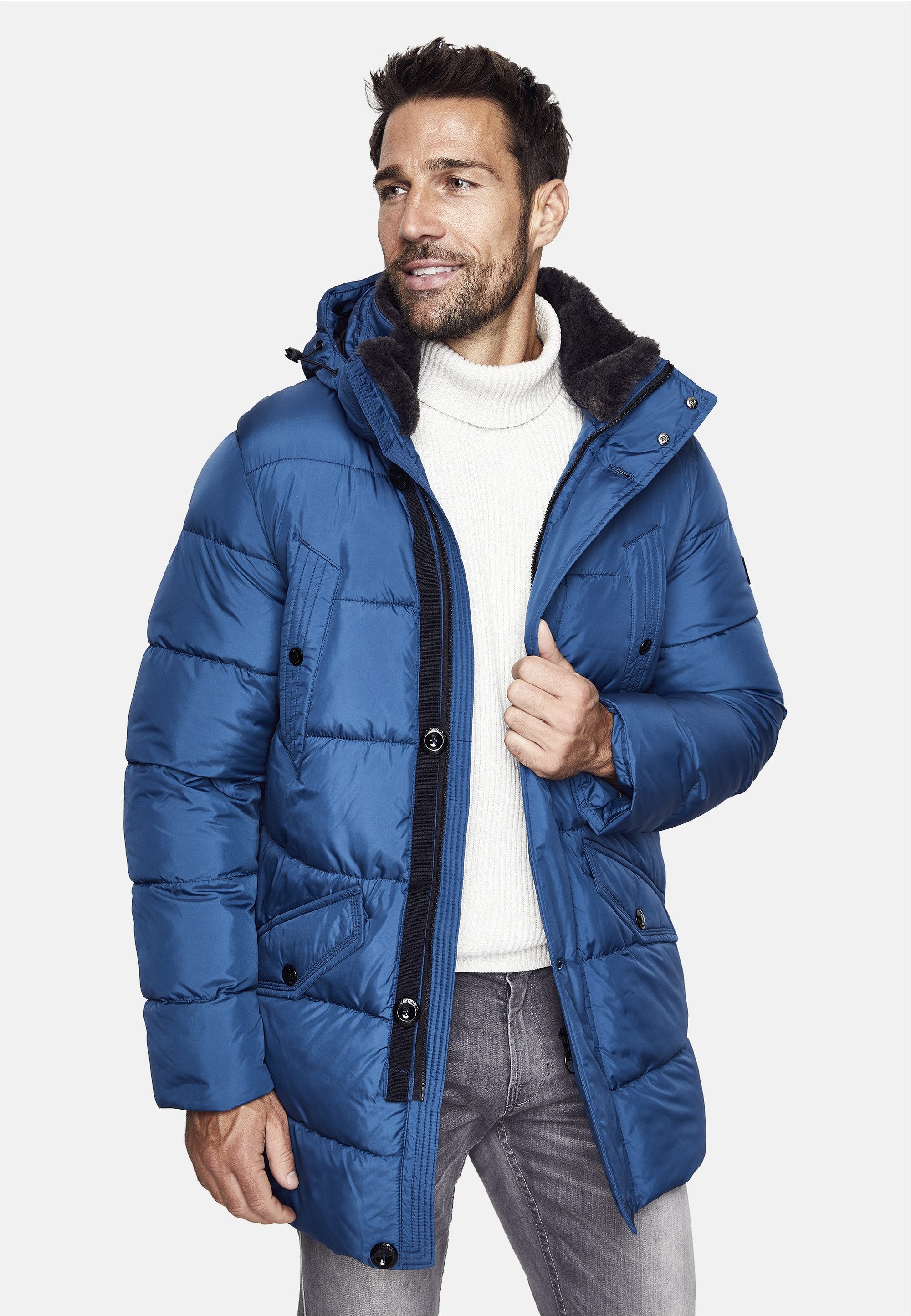 New Canadian Steppjacke mit abnehmbarem Innenkragen