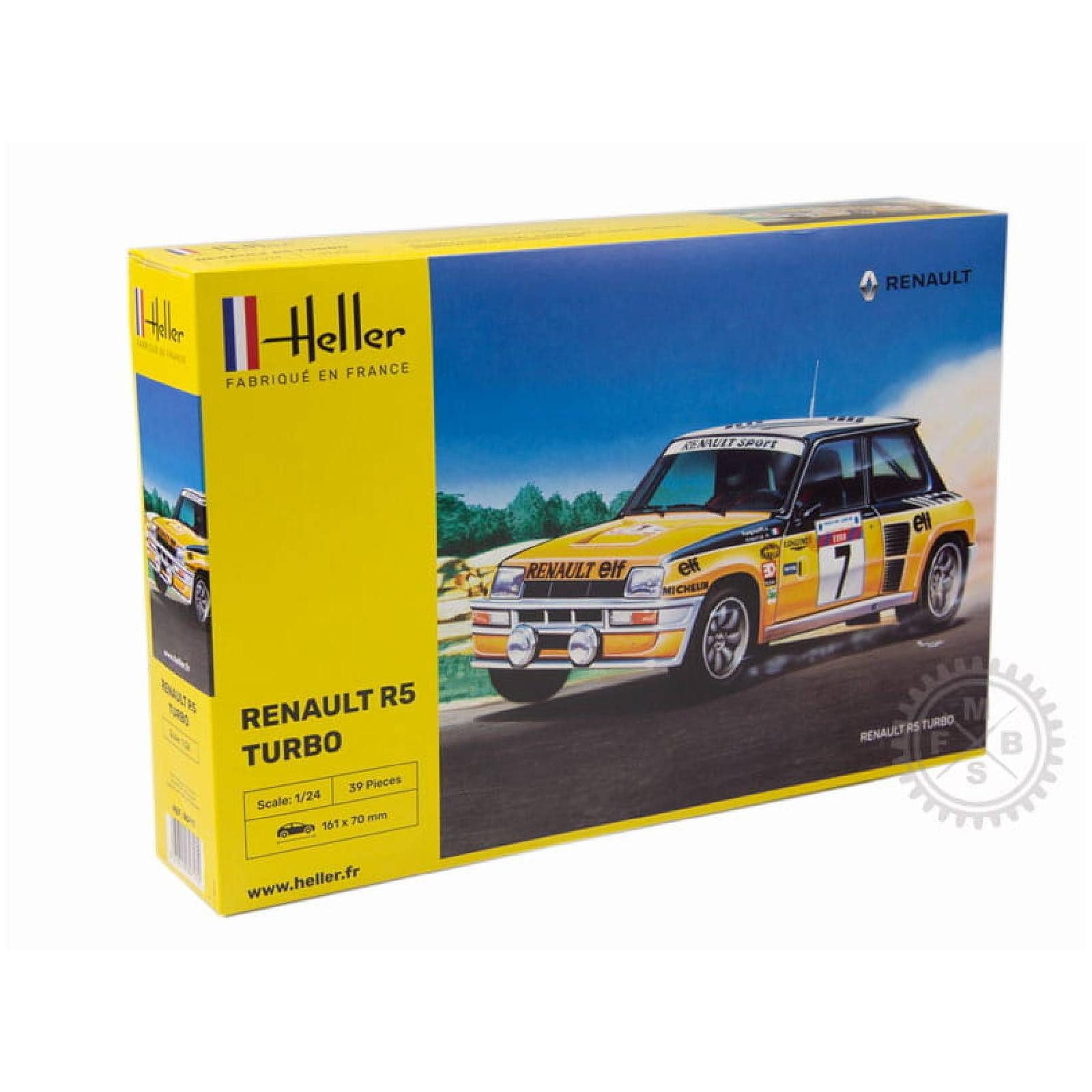 Heller Modellbausatz Renault R5 Turbo / 1:24, Maßstab 1:24