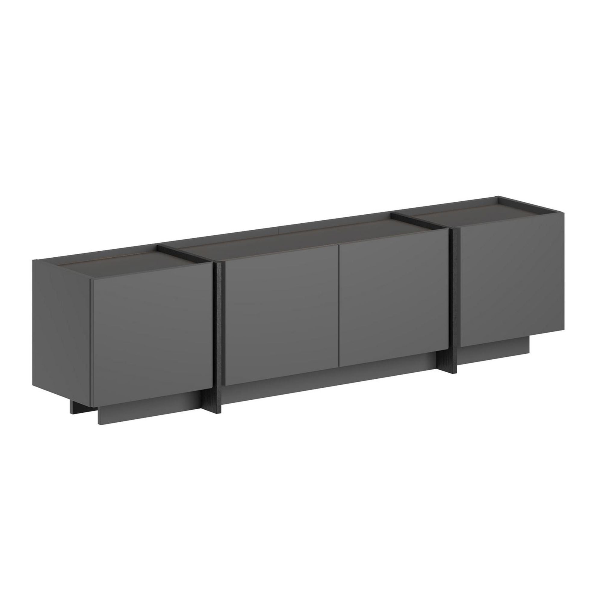 Skye Decor TV-Board Japandi Lowen (Packung, 1 St., 1 Side Board), TV-Lowboard 180 cm mit Stauraum Soft-Close