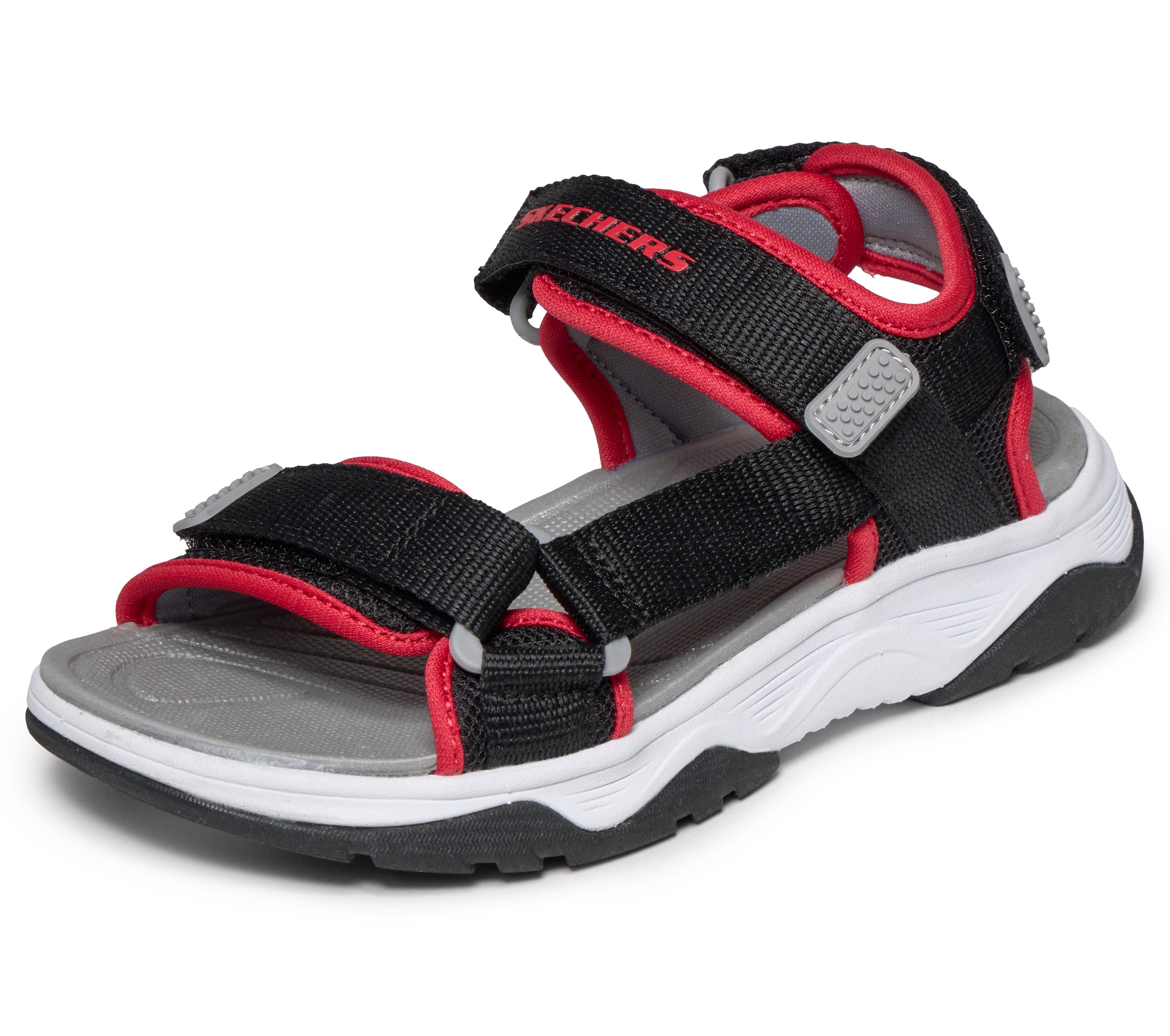 Skechers TREAD SEEKER Sandale Sommerschuh mit Klettverschluss, Größenschablone zum Download