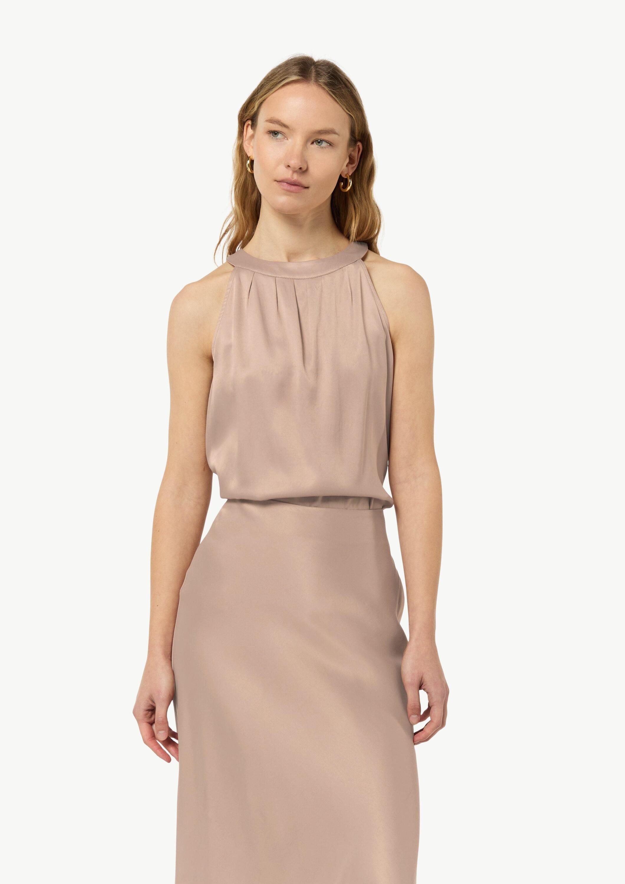 comma Blusentop Bluse Blusentop aus Viskosesatin günstig online kaufen