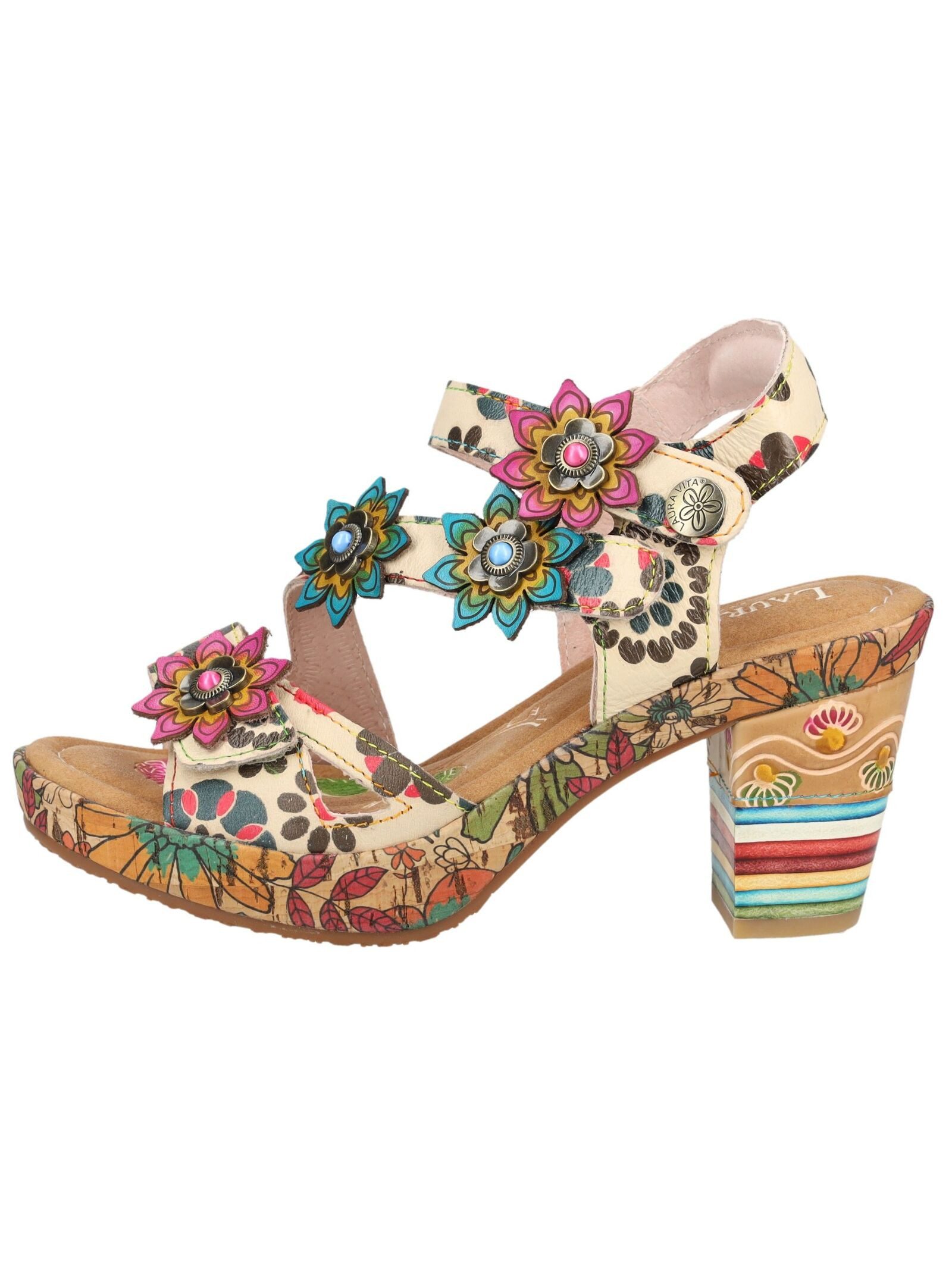 LAURA VITA LAURA VITA Sandalen Leder High-Heel-Sandalette