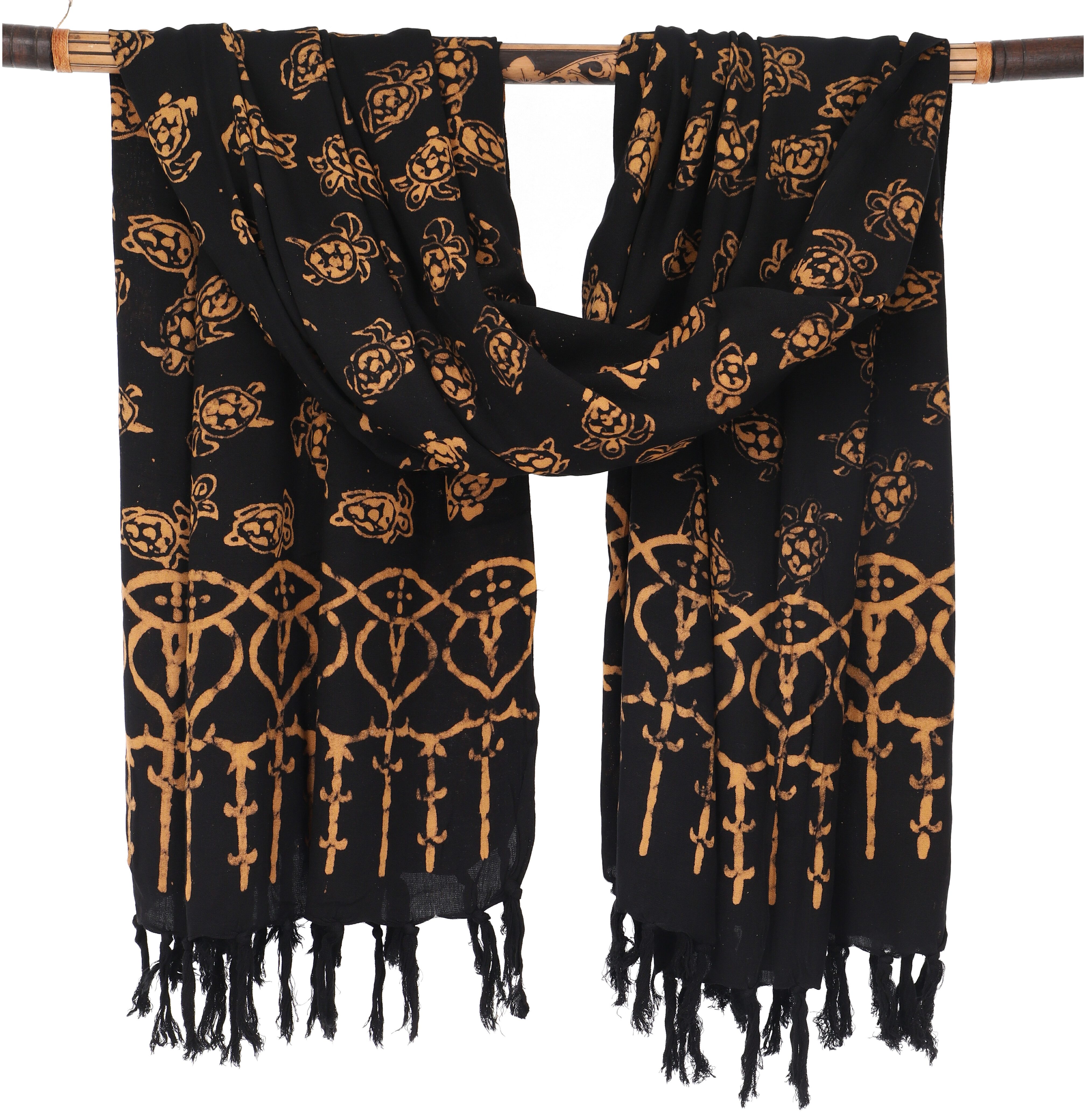 Guru-Shop Sarong Bali Sarong, Wandtuch, Wickelrock, Sarongkleid..