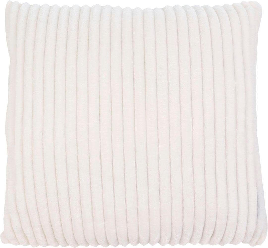 Gözze Dekokissen Cord-Optik Dekokissen, 50x50 cm, passend zu Cord-Optik Decke, Kissenhülle & Füllung, 1 Stück