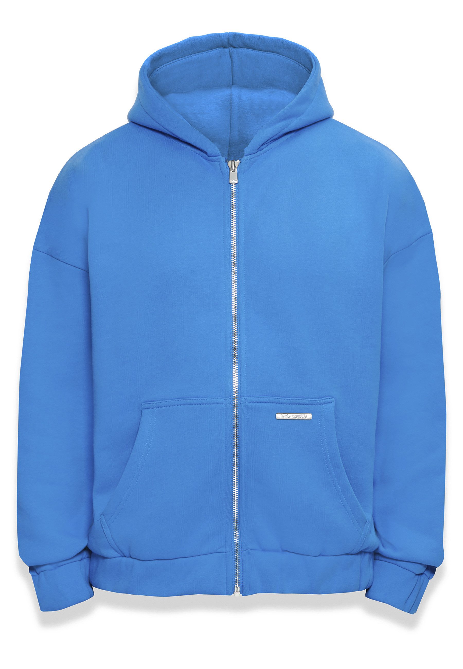 Dropsize Kapuzenpullover Dropsize Herren Bazix Republiq Super Heavy Blank Zip-Hoodie (1-tlg)