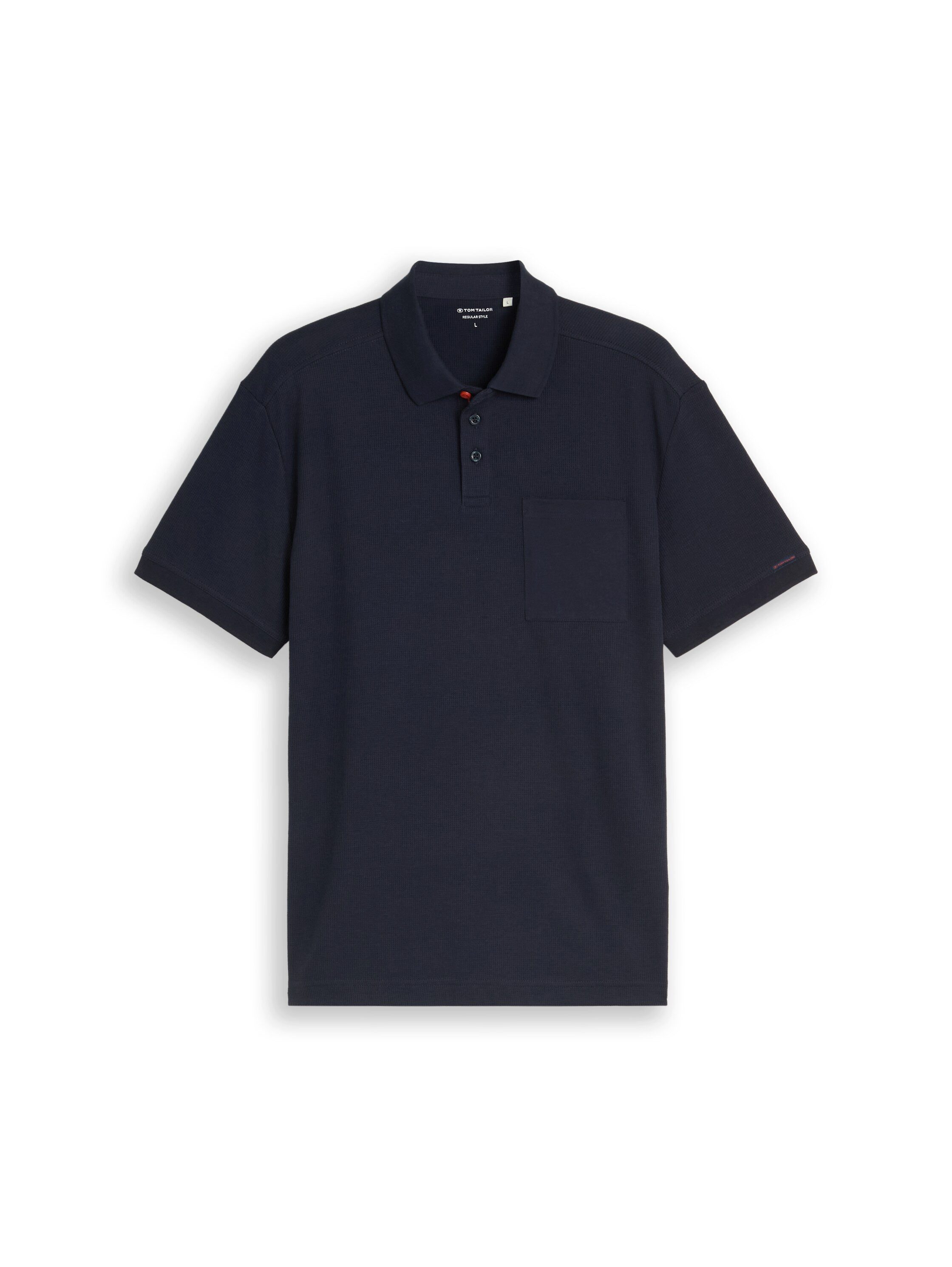 TOM TAILOR Poloshirt Sommer-Poloshirt mit Knopfleiste – Bild 5 von 5