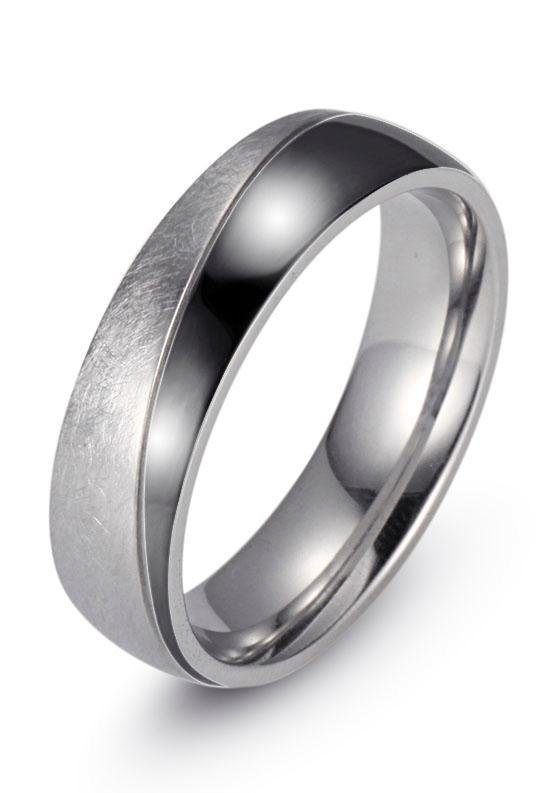 Firetti Trauring Schmuck Geschenk "LIEBE" mit Vertiefung, ca. 7,0mm breit