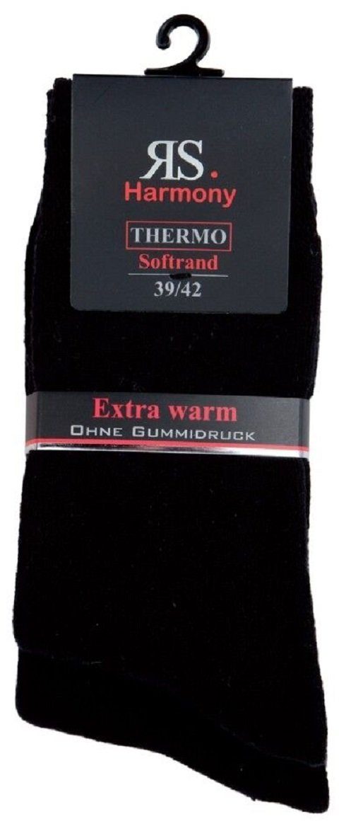 Riese Thermosocken Warme Winter THERMO Damen Socken Softrand Baumwolle ohne Gummi (2 Paar)
