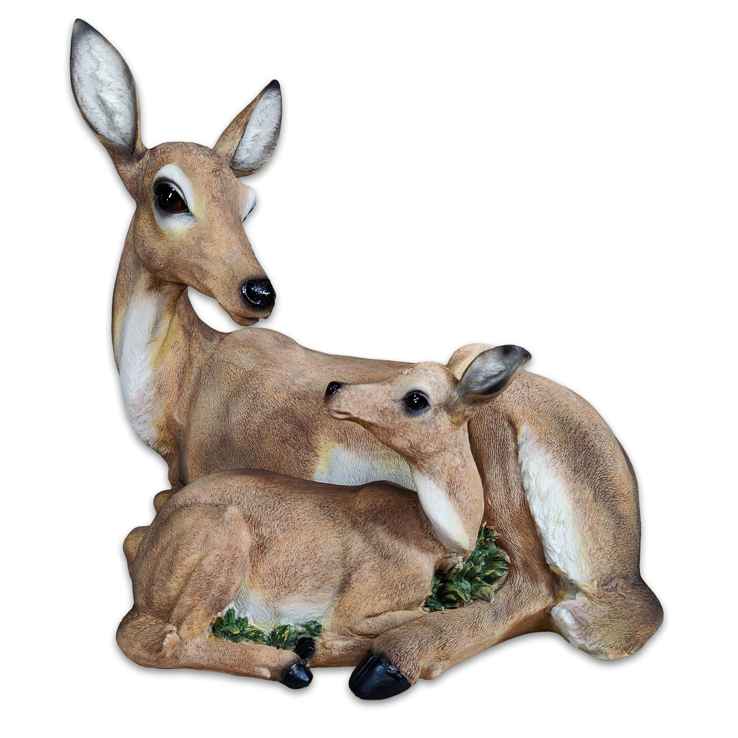 colourliving Dekofigur Reh Figur mit Rehkitz – Deko Reh groß für innen & au günstig online kaufen