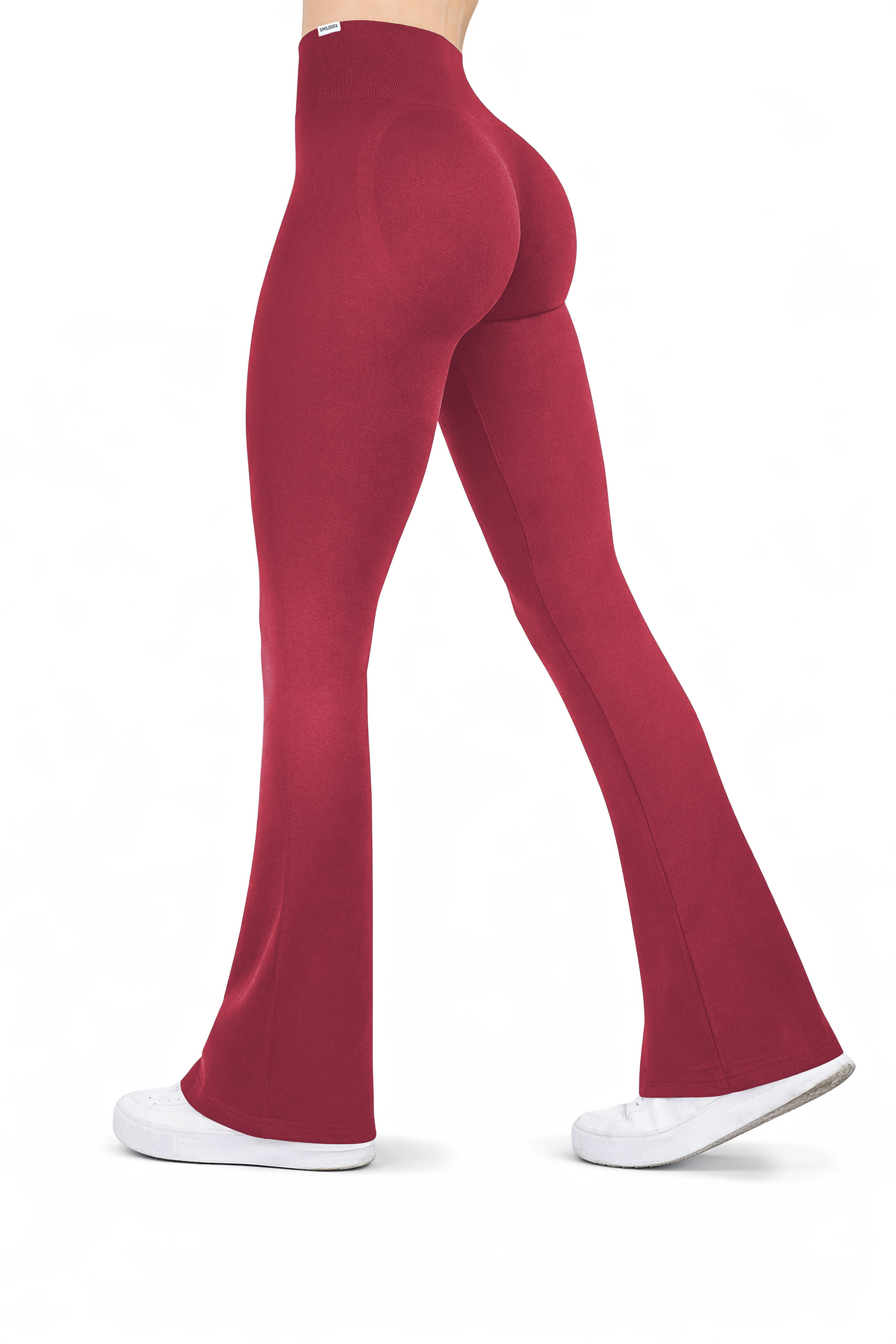 Smilodox Leggings Aylin Scrunch, Leggings mit Booty Push Effekt, Gym, Yoga & Freizeit Scrunch Naht, Booty Push, Weites Bein, Elastisch, High Waist