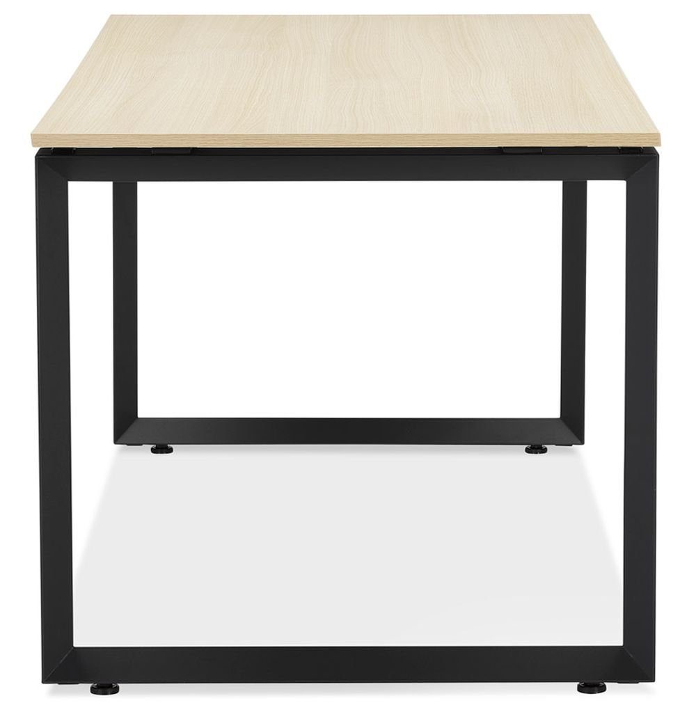 Holz HORSEA KADIMA PC-Tisch Helles DESIGN Laptoptisch Schreibtisch Büro (Braun) Schreibtisch