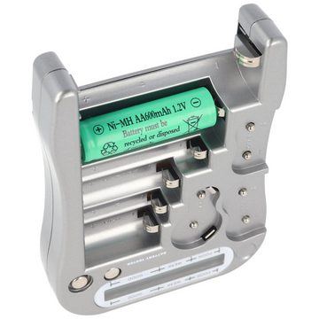 kraftmax Universal Akku- und Batterie Tester mit LCD-Display Akku