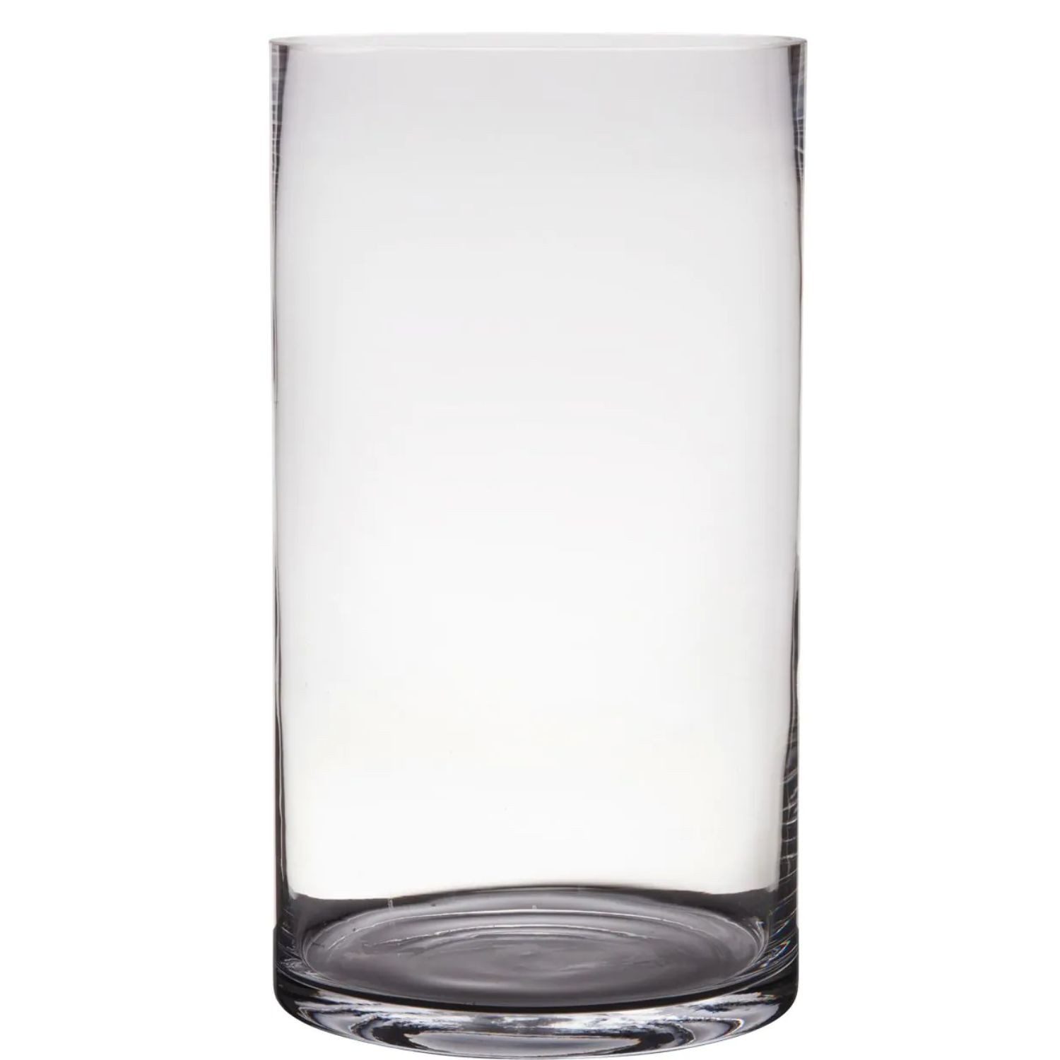 Hakbijl Glass Dekovase ZYLINDER, Farbe: Transparent, Höhe: 45cm