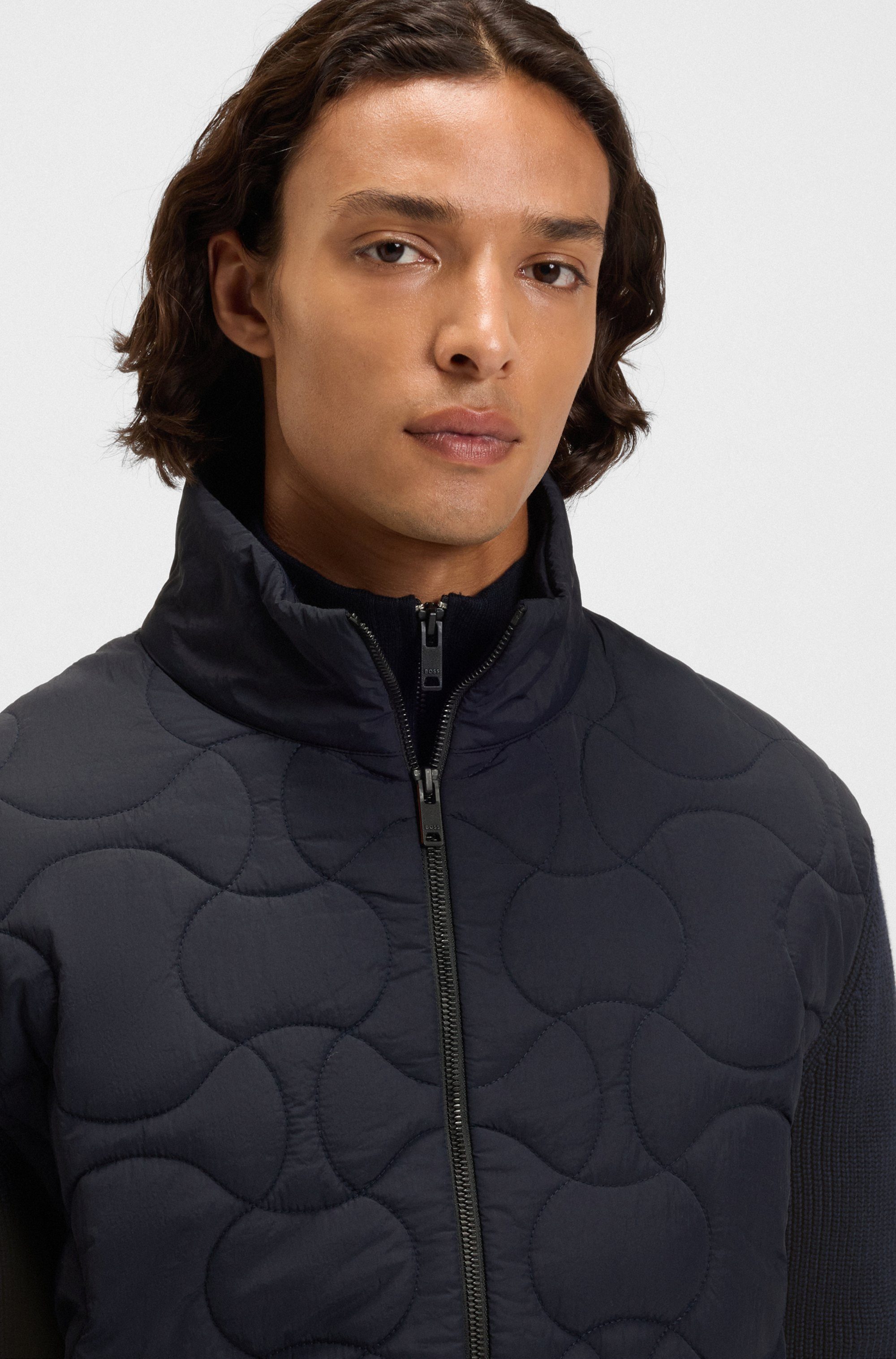 BOSS ORANGE Outdoorjacke Kavietor mit leicht wattiertem Vorderteil günstig online kaufen