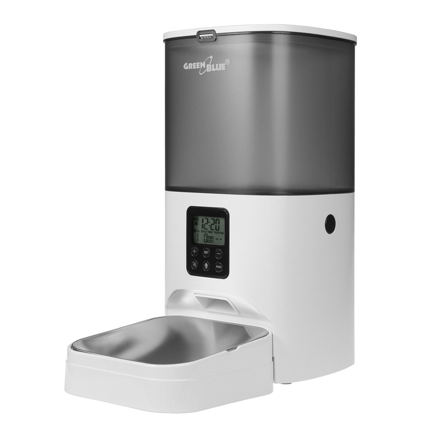 GreenBlue Futterspender GB393, Automatischer Futterspender für Katzen, Hunde, Haustiere 6L