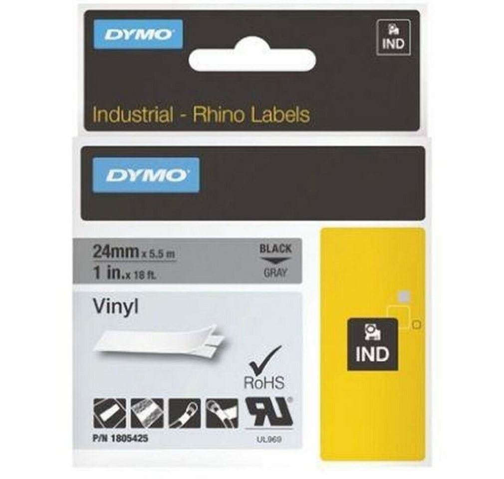 Thumbnail - DYMO Druckerband Schriftband Vinyl White Black (1805435)