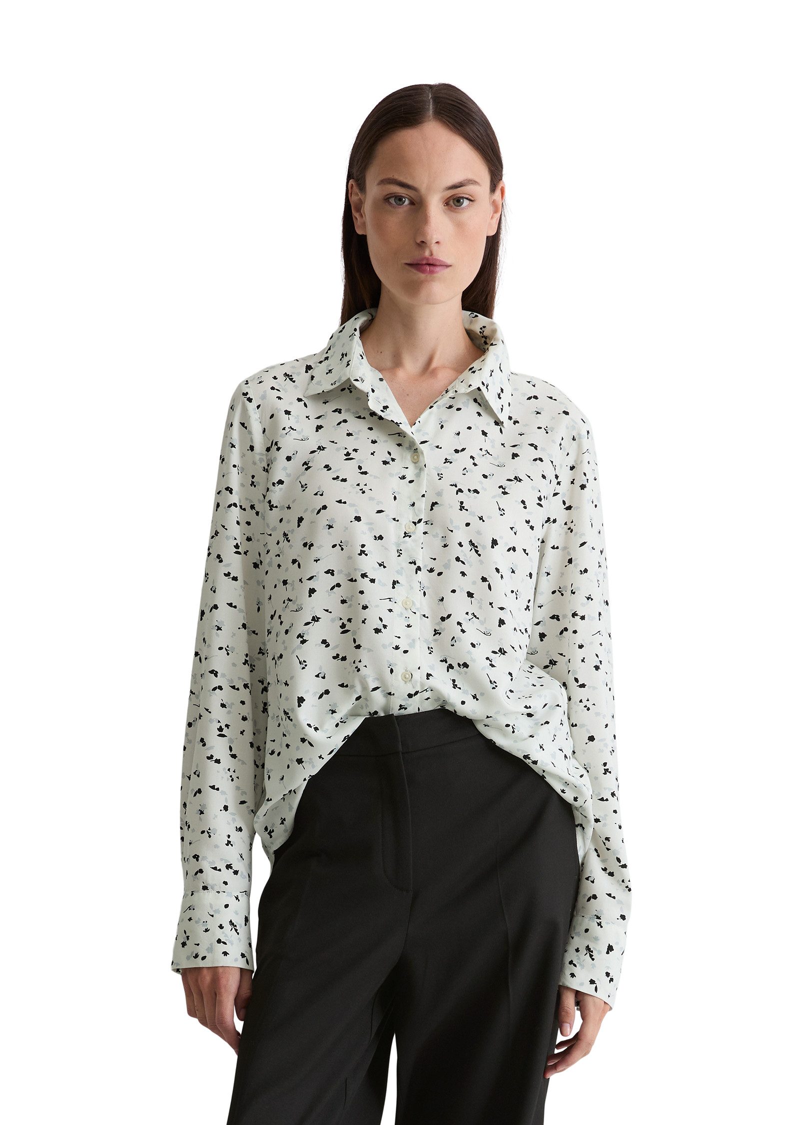 Marc O'Polo Druckbluse Kentkragen, Regular Fit günstig online kaufen