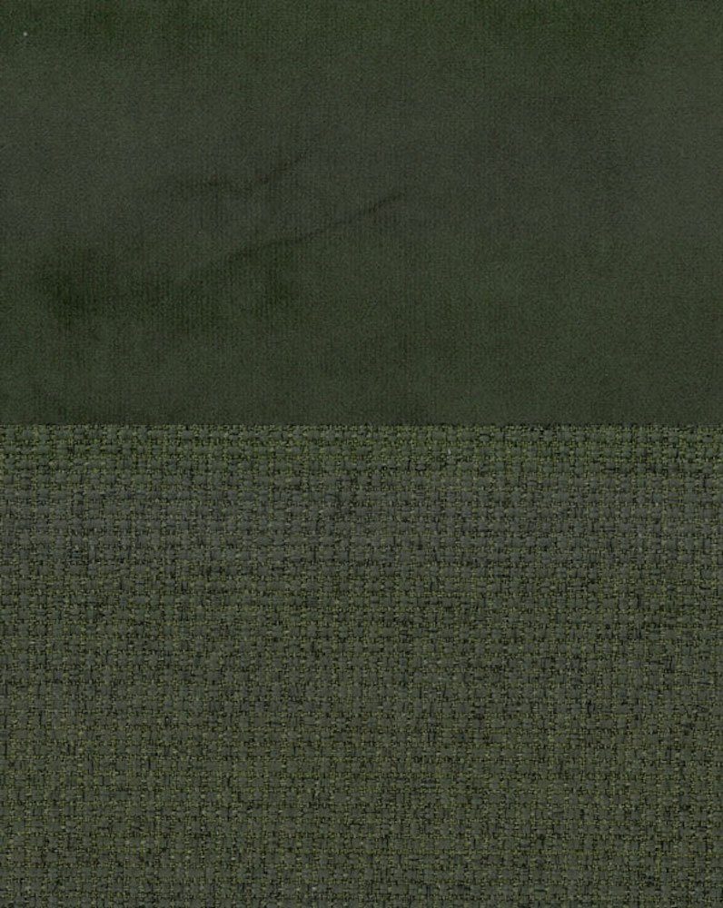 Feldmann-Wohnen Ecksofa dunkelgrün Ghom, rechts / 313x232x86cm grün mane