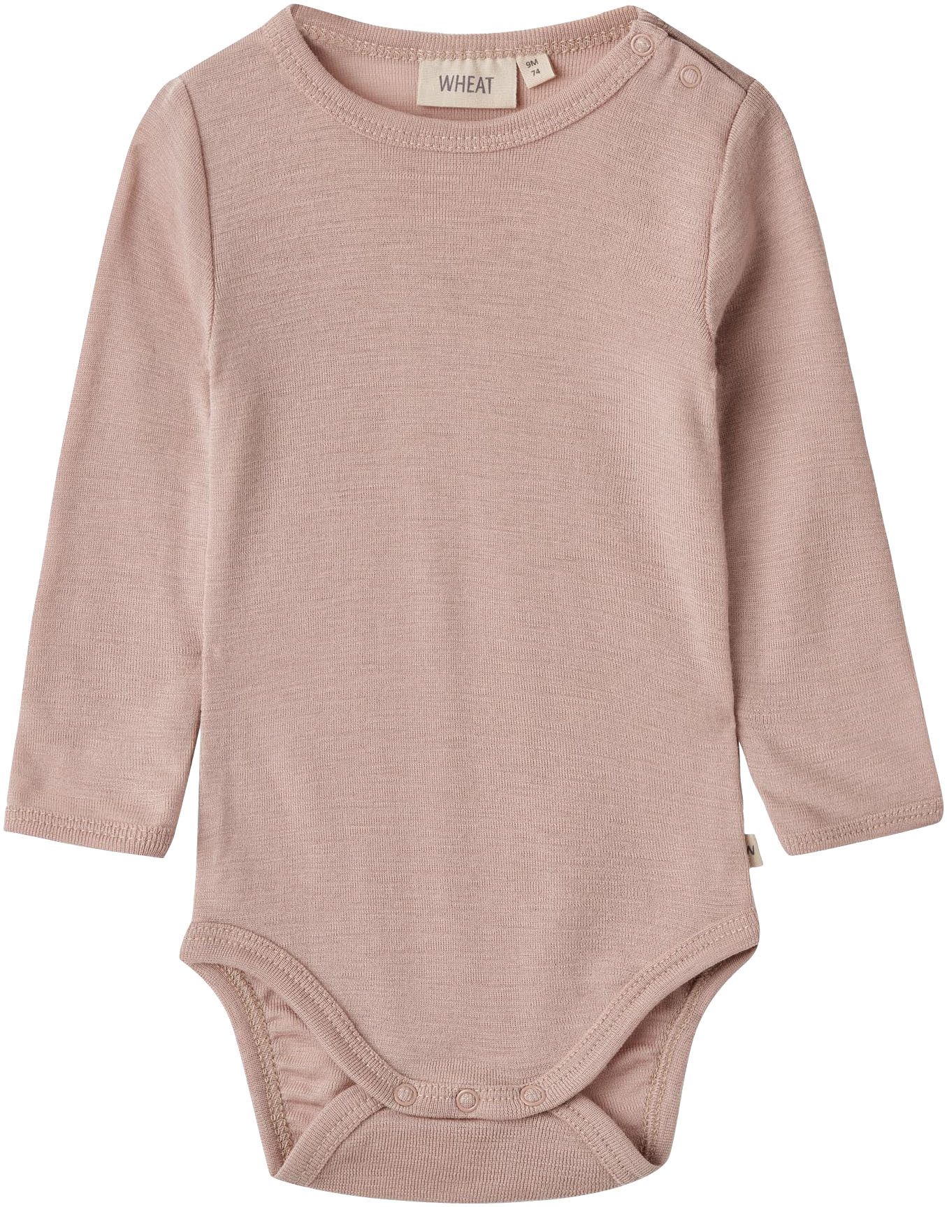 WHEAT Langarmbody Wool Body L/S Lucca aus reiner Merinowolle