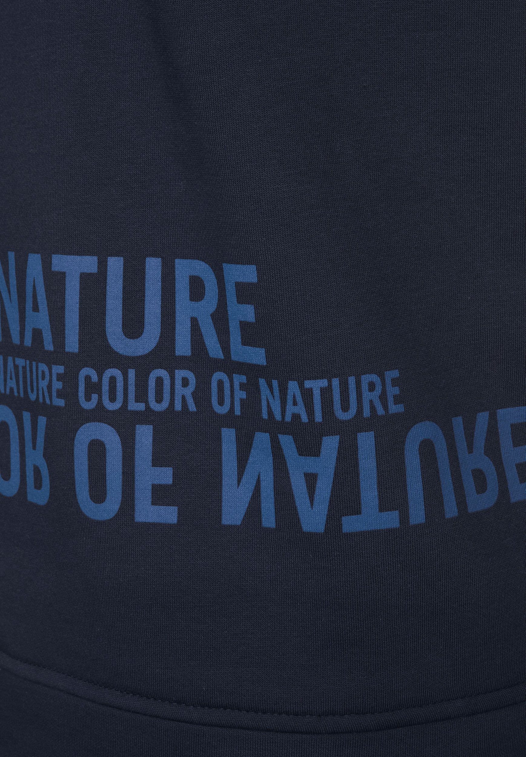 Cecil Longshirt Sweatshirt Wording blue deep mit