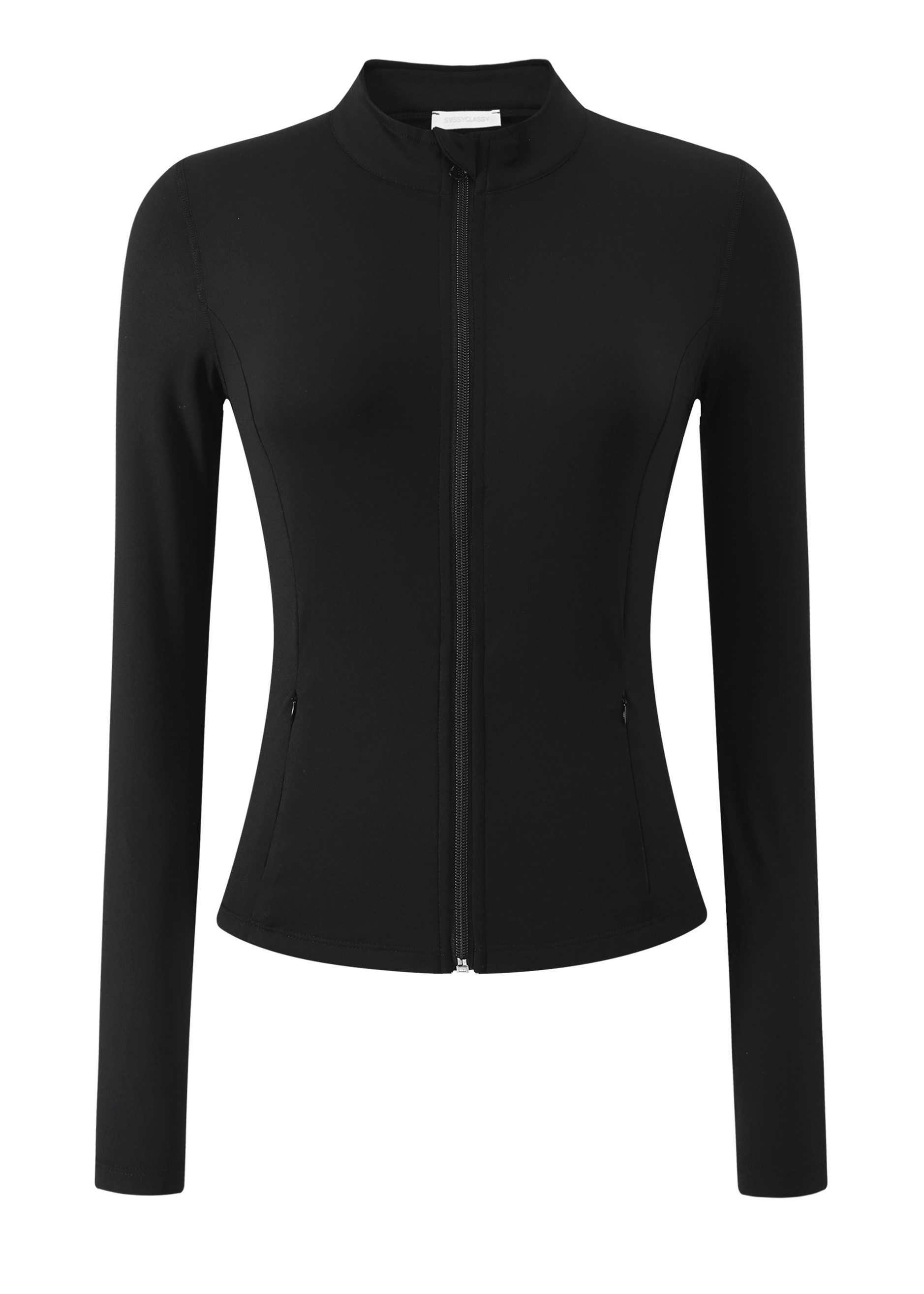 SASSYCLASSY Trainingsjacke Funktionale Sportjacke Damen mit Reißverschluss günstig online kaufen