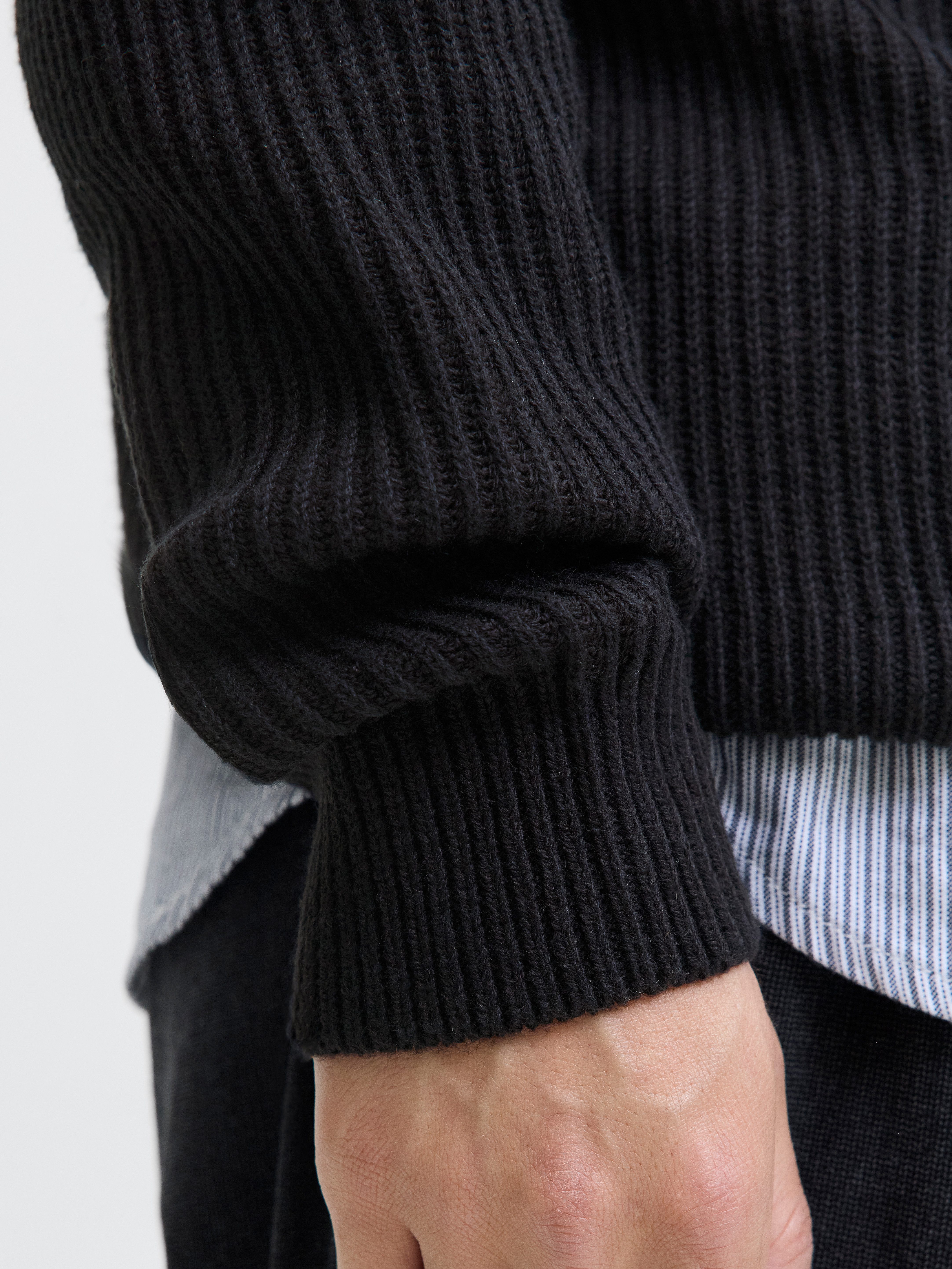 Jack & Jones PlusSize Troyer JJPANNEL KNIT HALF ZIP AW25 PLS günstig online kaufen