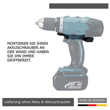 TronicXL Werkzeughalter Wandhalterung Wand Halterung zb für Dewalt Akkuschrauber 18V Makita