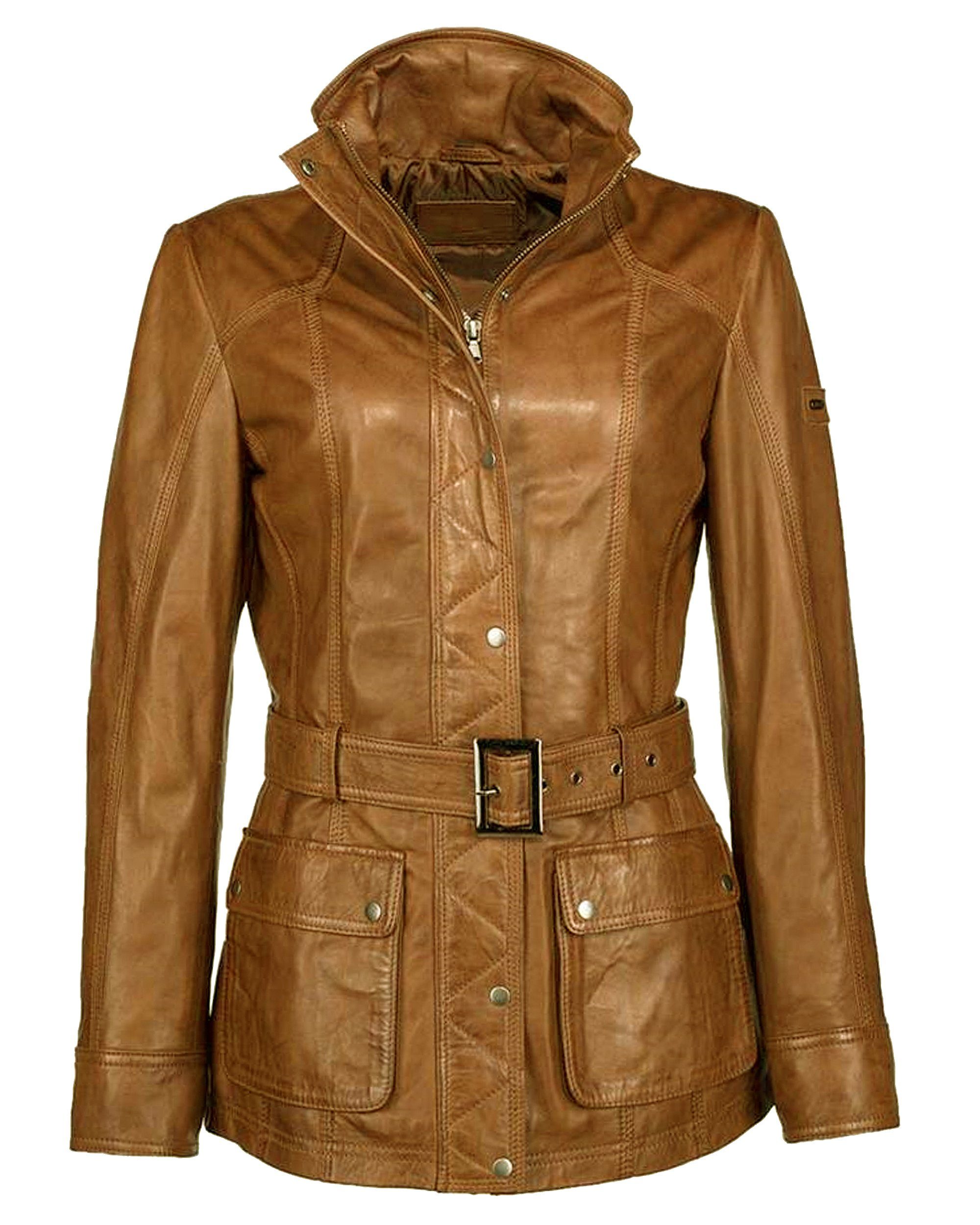 JCC Bikerjacke cognac R6382