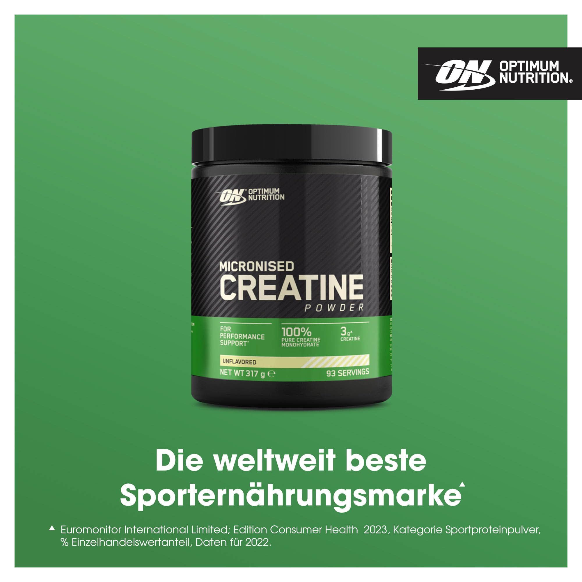 Optimum Nutrition Optimum Nutrition, 100% reines Kreatin-Monohydrat-Pulver 634 g Pulver, 317 g